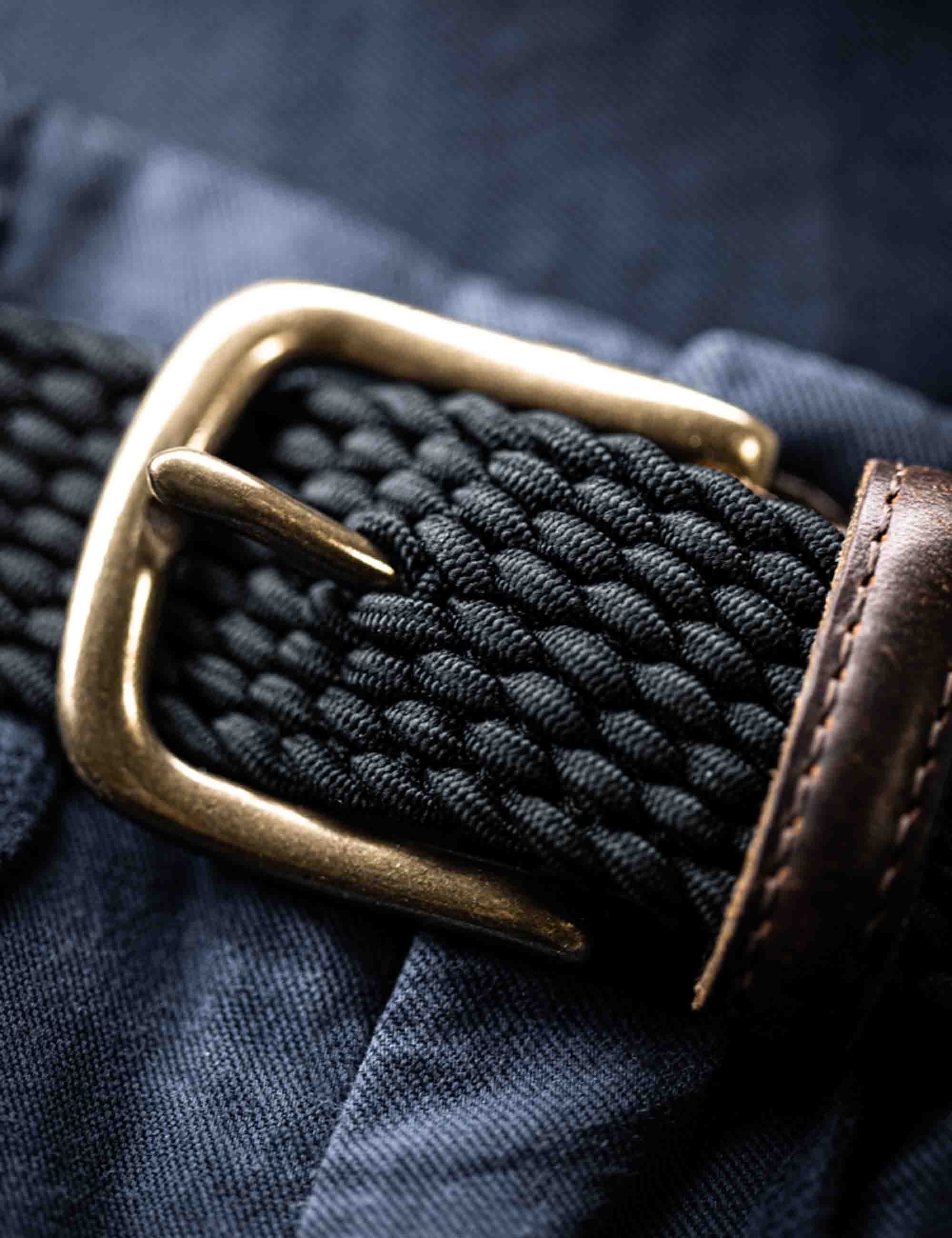 Bodega Braided Belt - Navy - Image 3