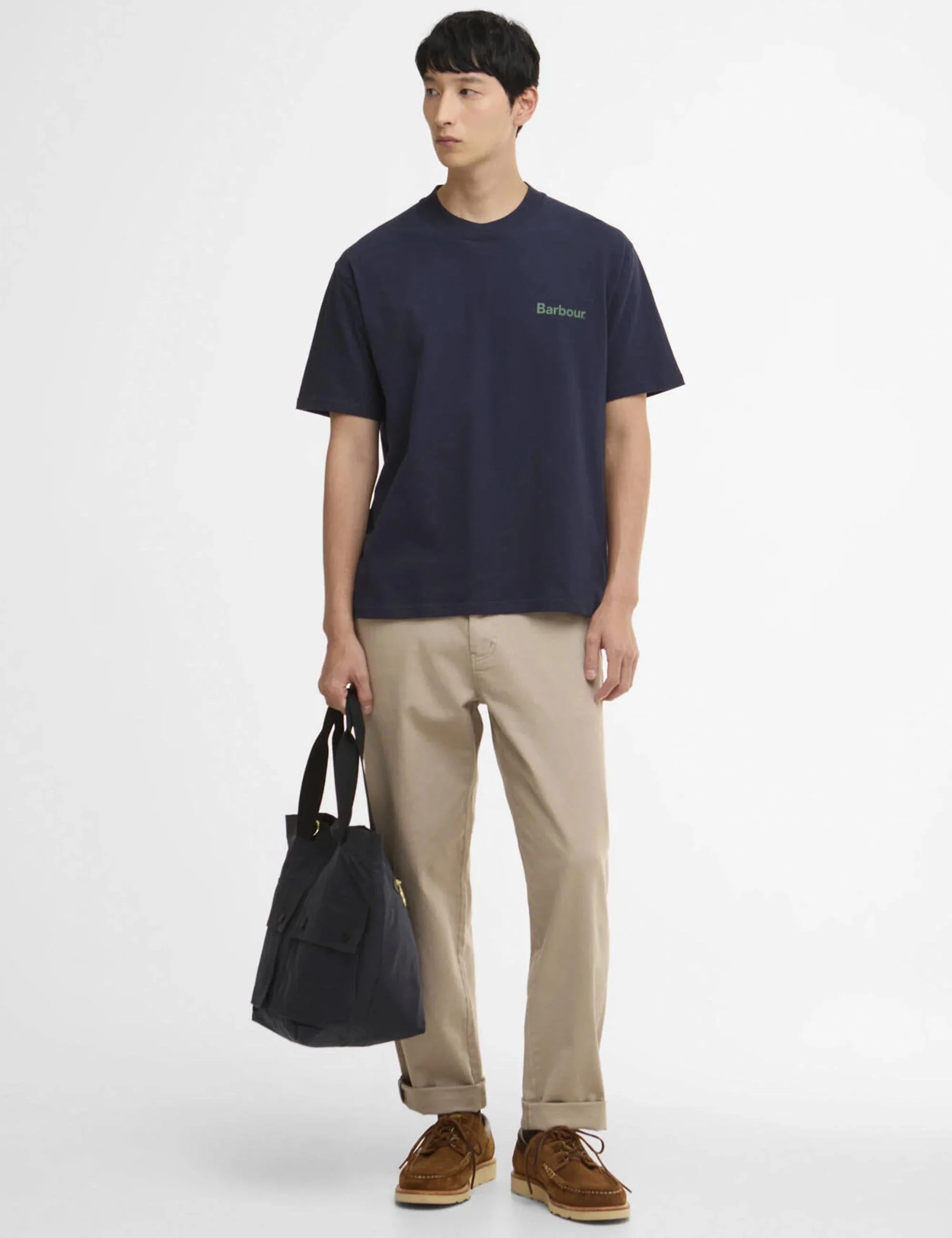 Crosby Archive Oversized T-Shirt - Navy - Image 2
