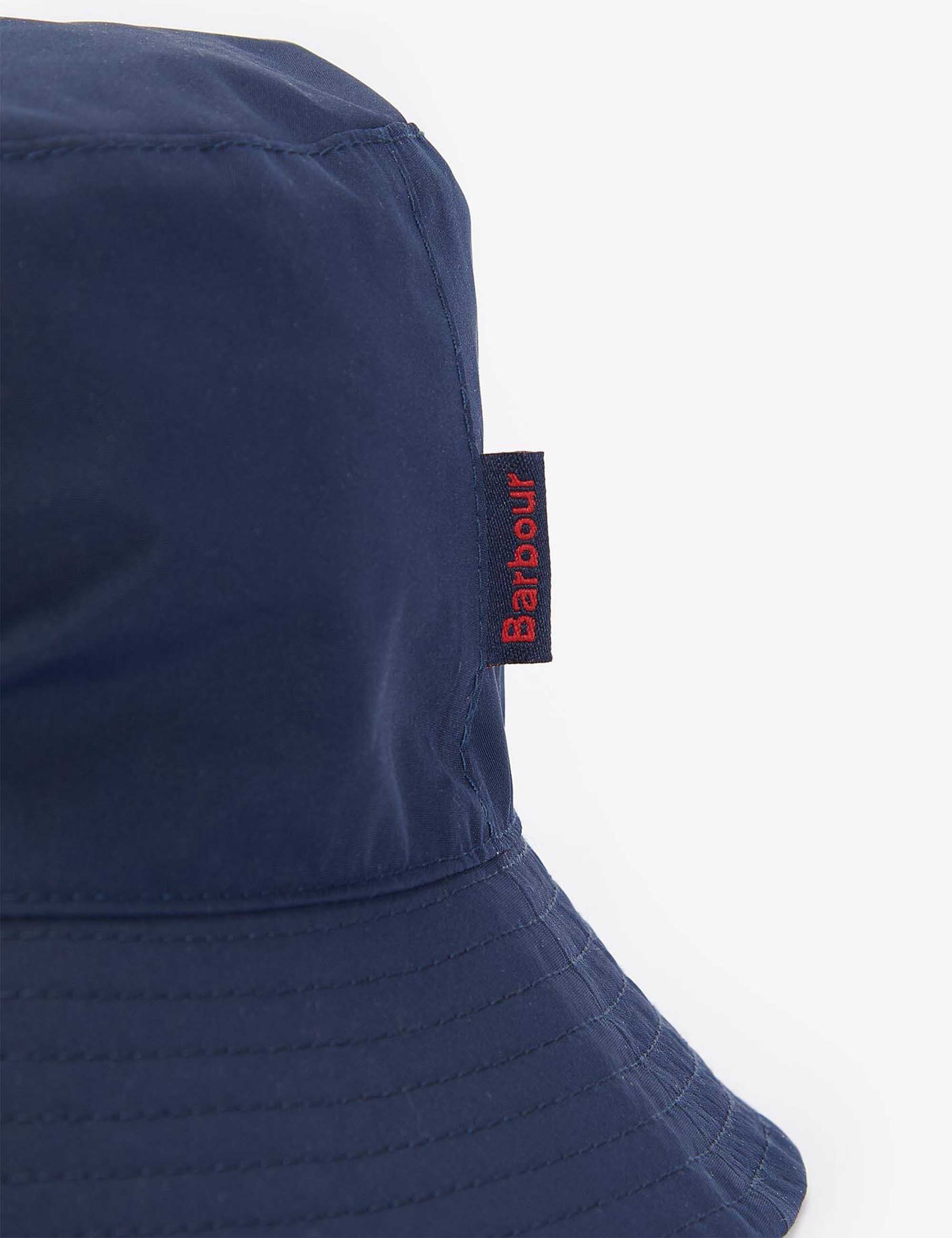 Hutton Reversible Bucket Hat - Navy/Classic Tartan - Image 4
