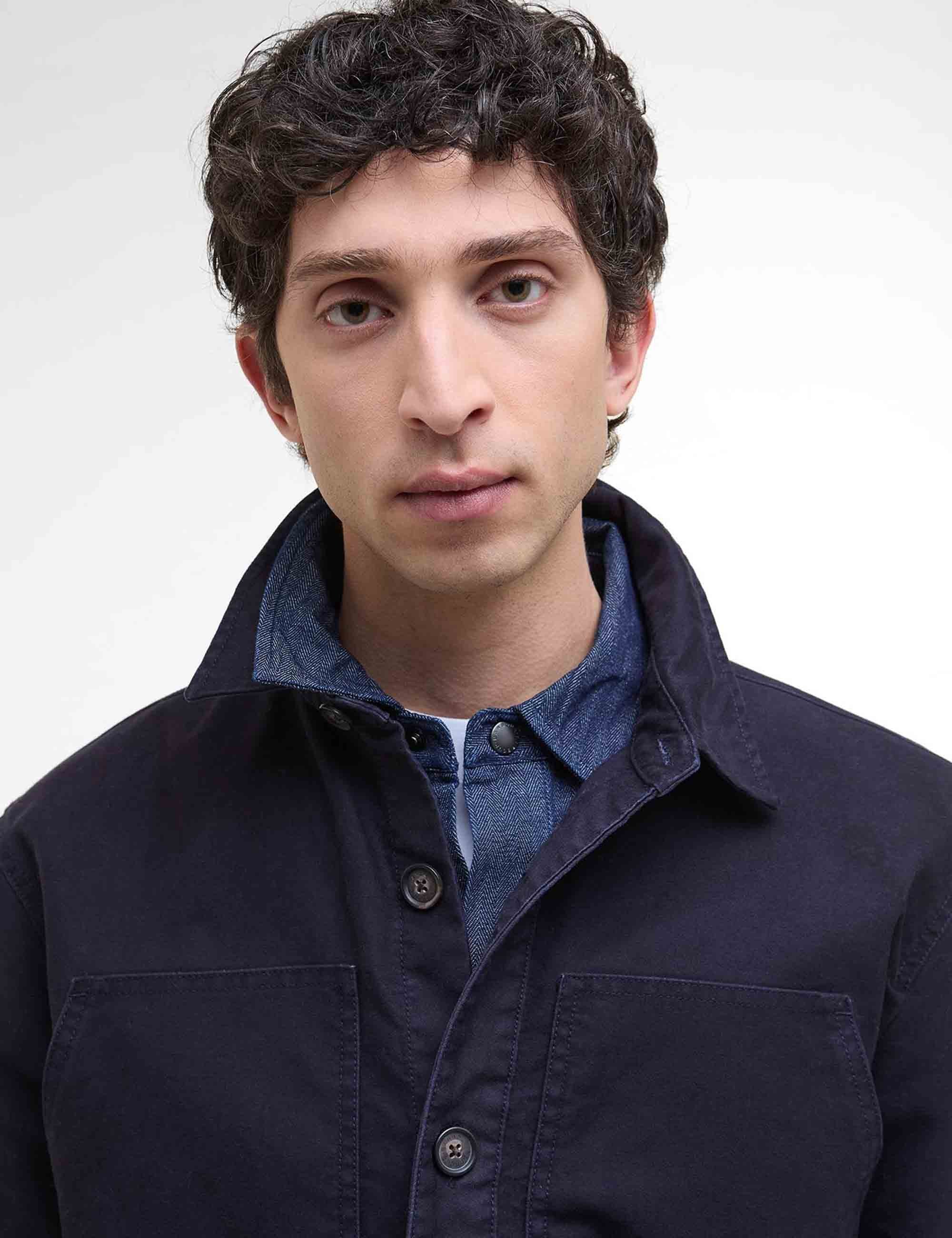 Newbirch Overshirt - Navy - Image 3