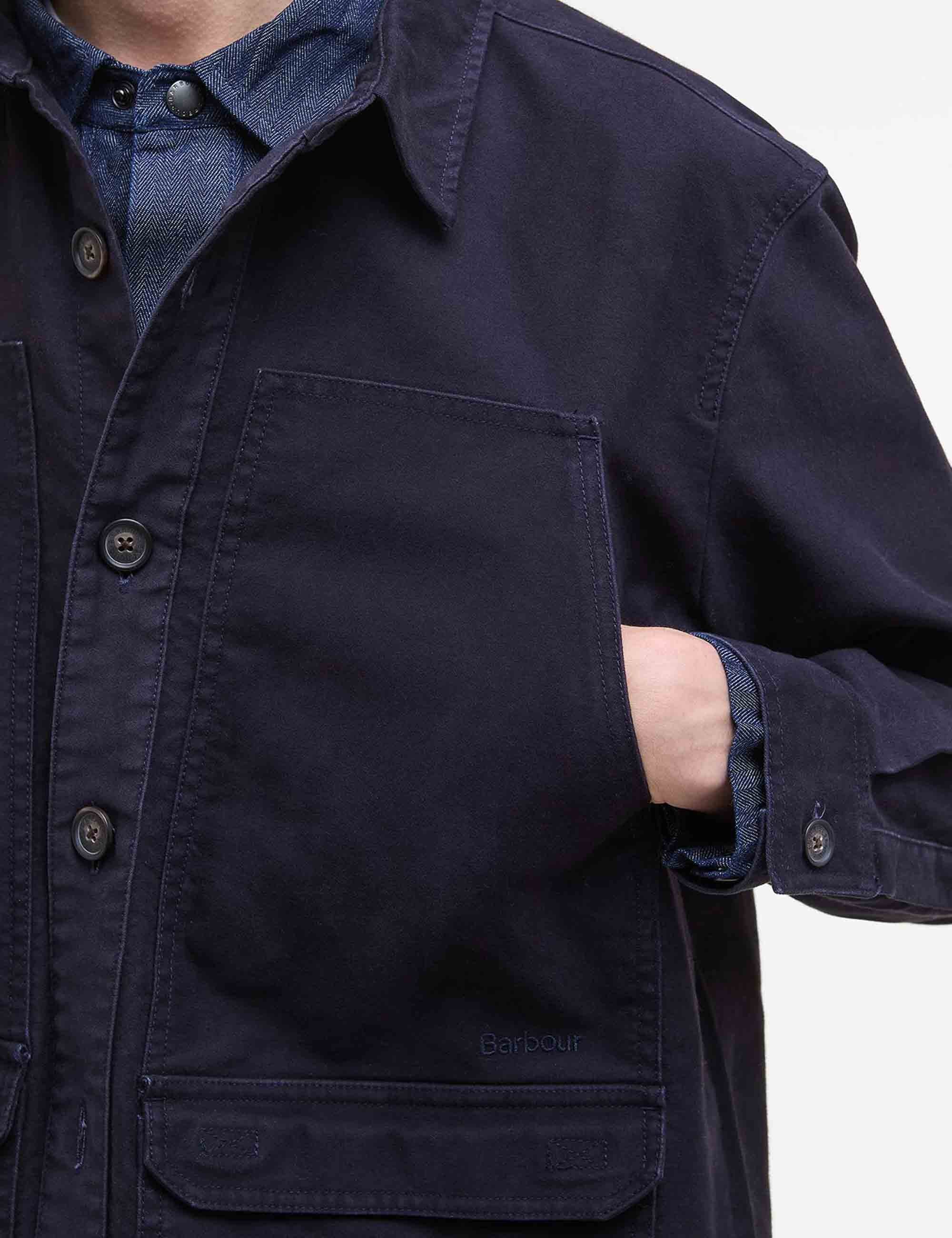 Newbirch Overshirt - Navy - Image 4