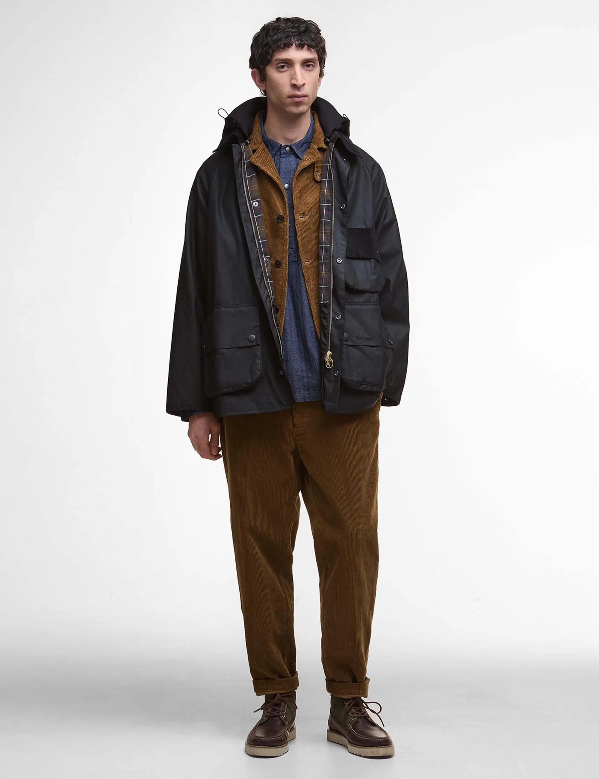 Solway Modified Wax Jacket - Black - Image 6