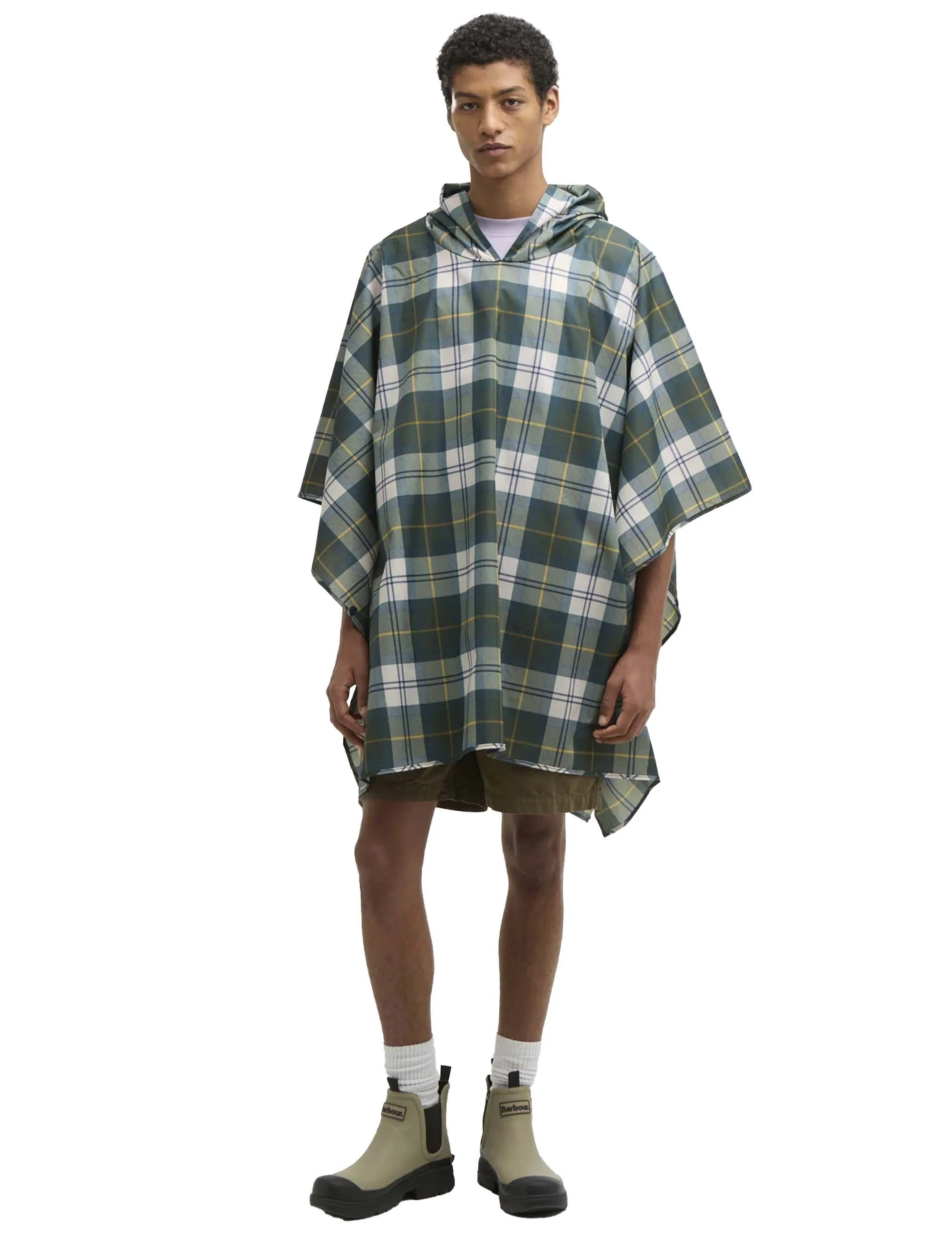 Tartan Showerproof Poncho - Ancient Tartan