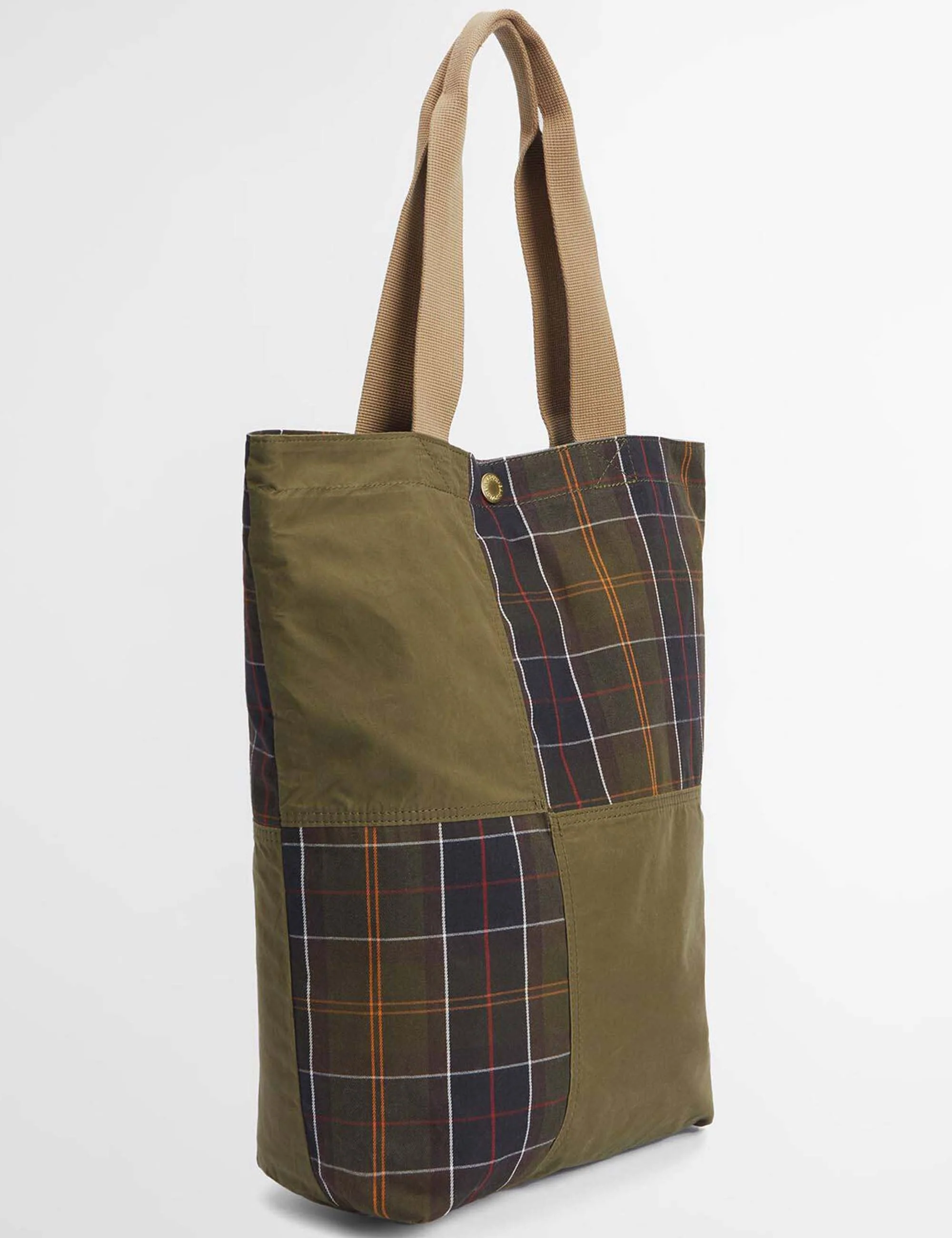Transport Patchwork Tote Bag - Dusky Green - Image 2