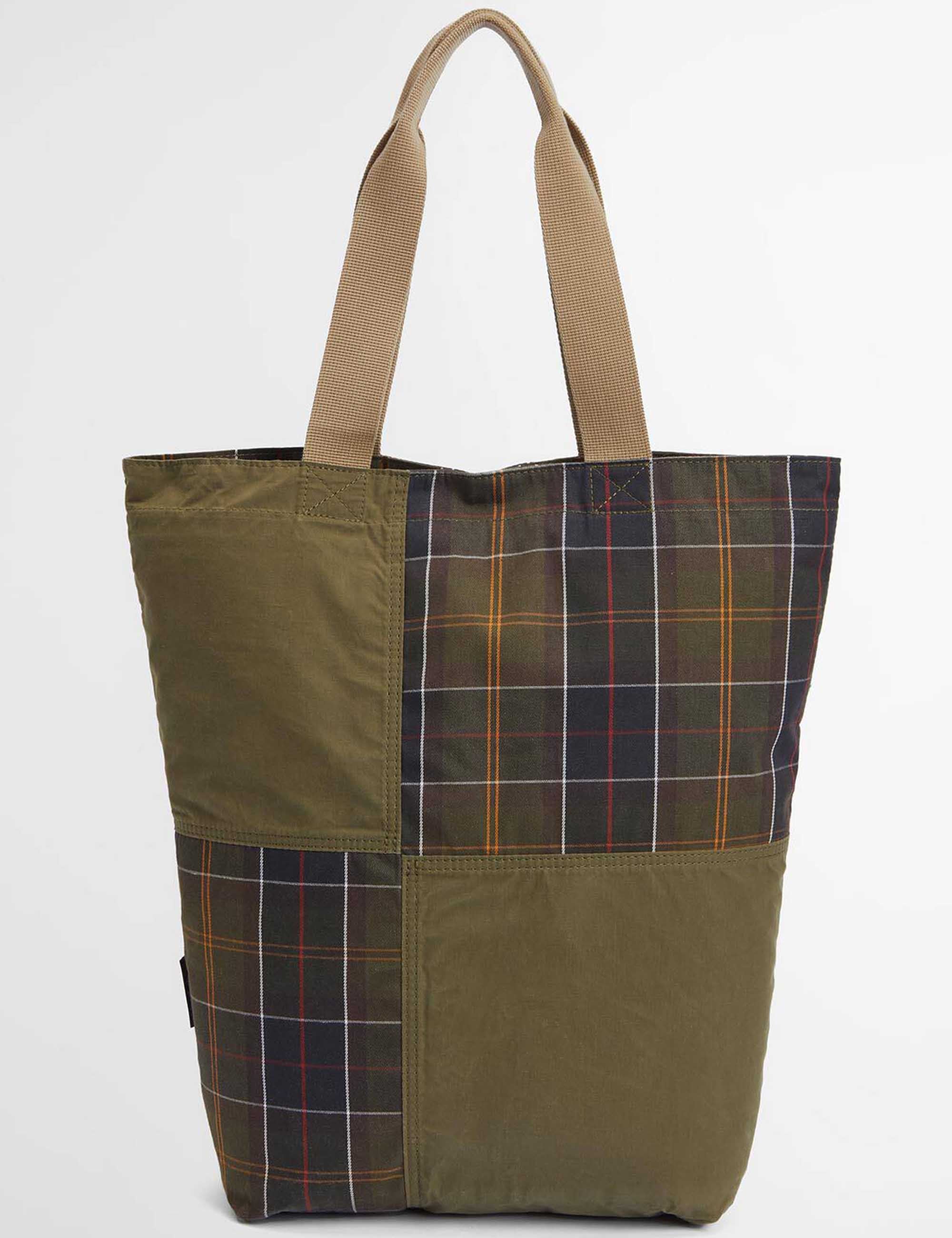 Transport Patchwork Tote Bag - Dusky Green - Image 7