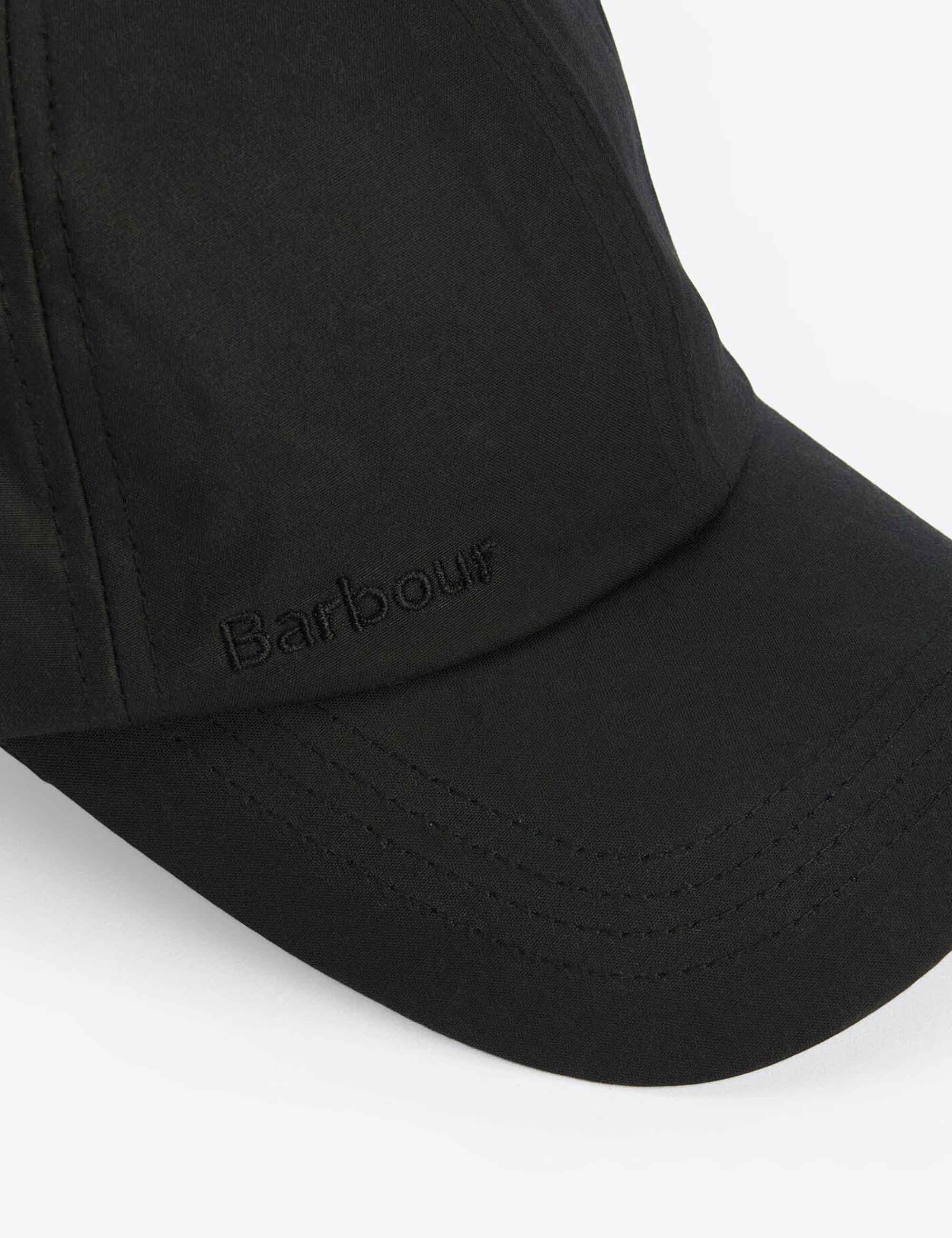 Waxed Sports Cap - Black - Image 4
