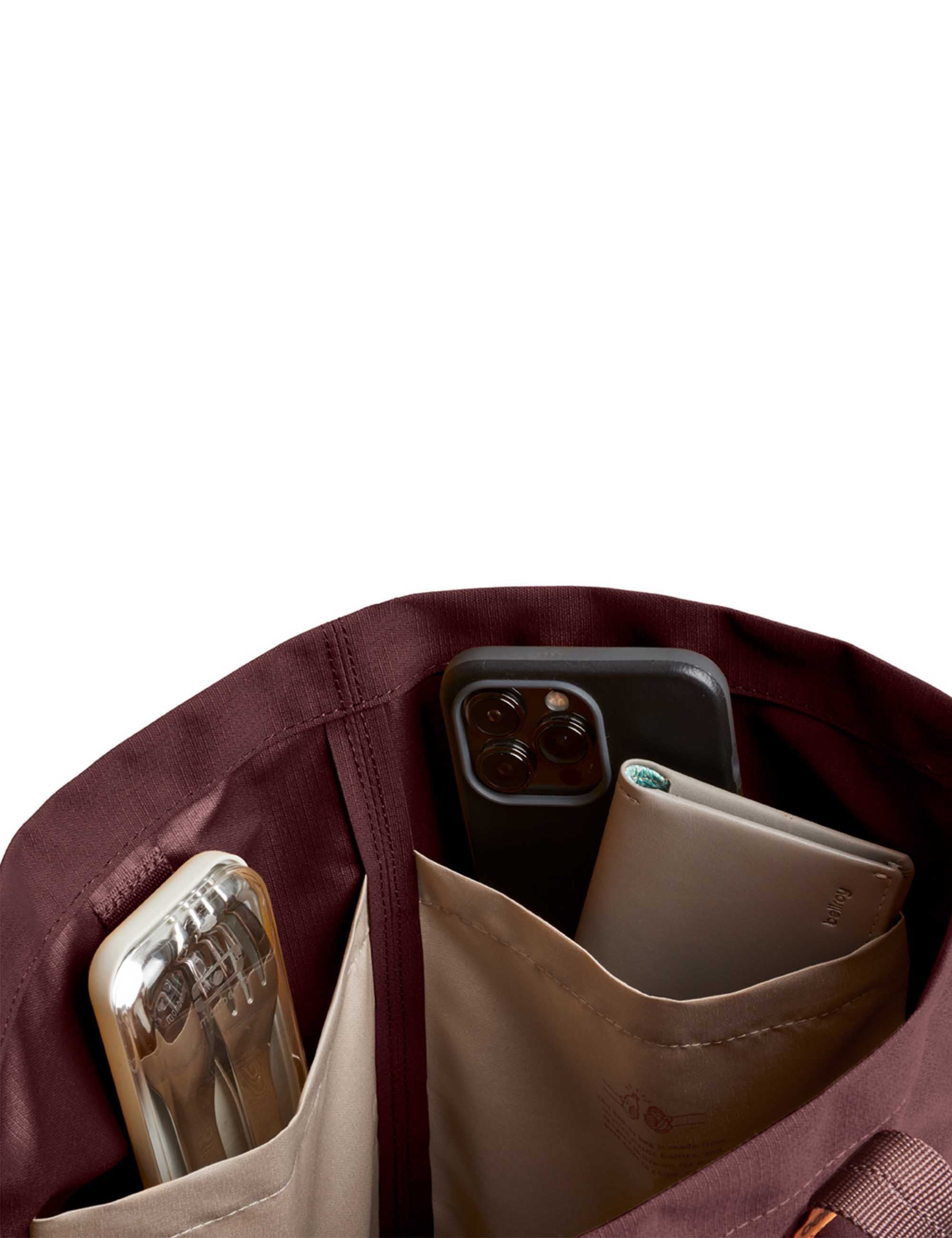 City 10L Tote Bag - Burgundy - Image 7