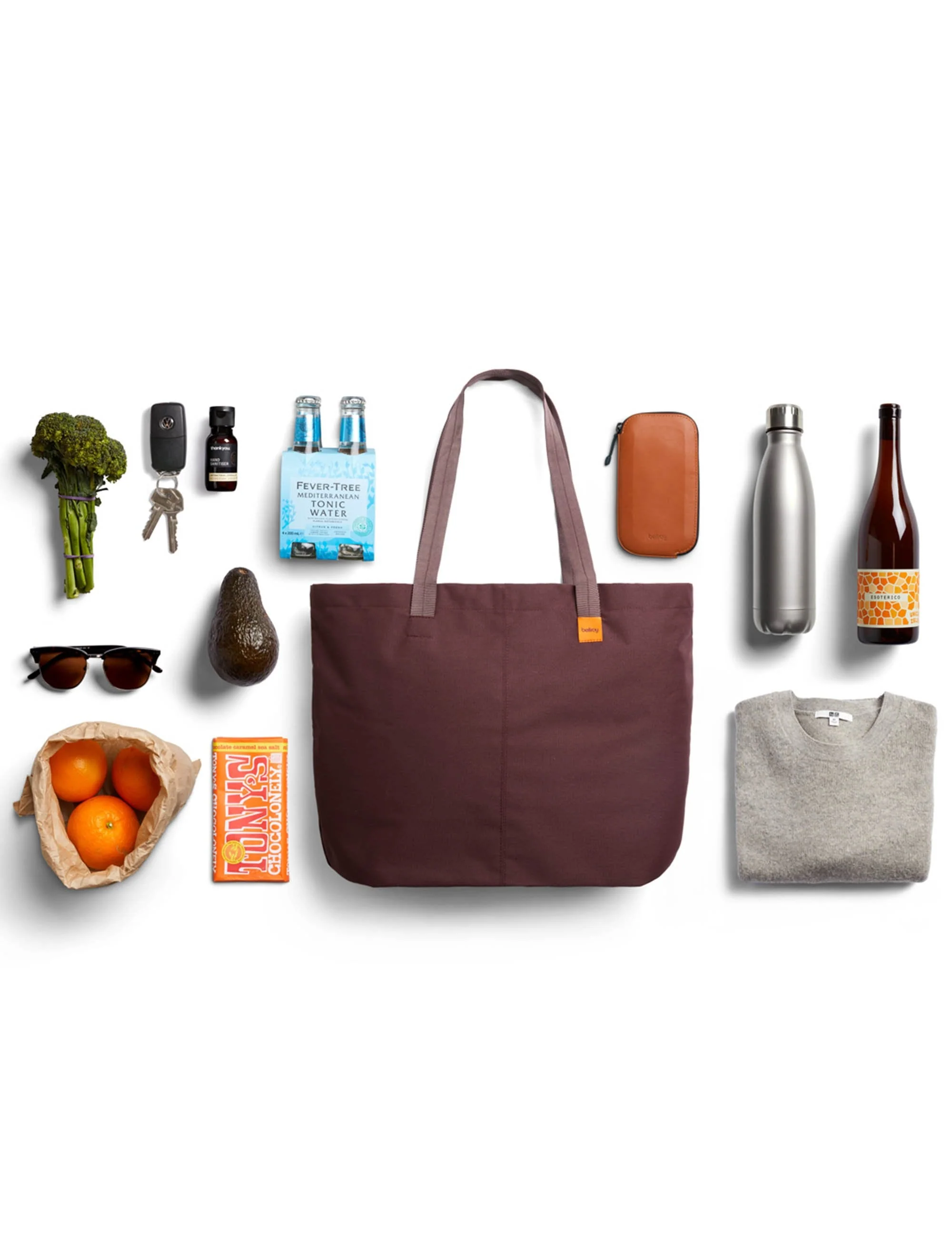 Market 15L Tote Bag - Burgundy - Image 2