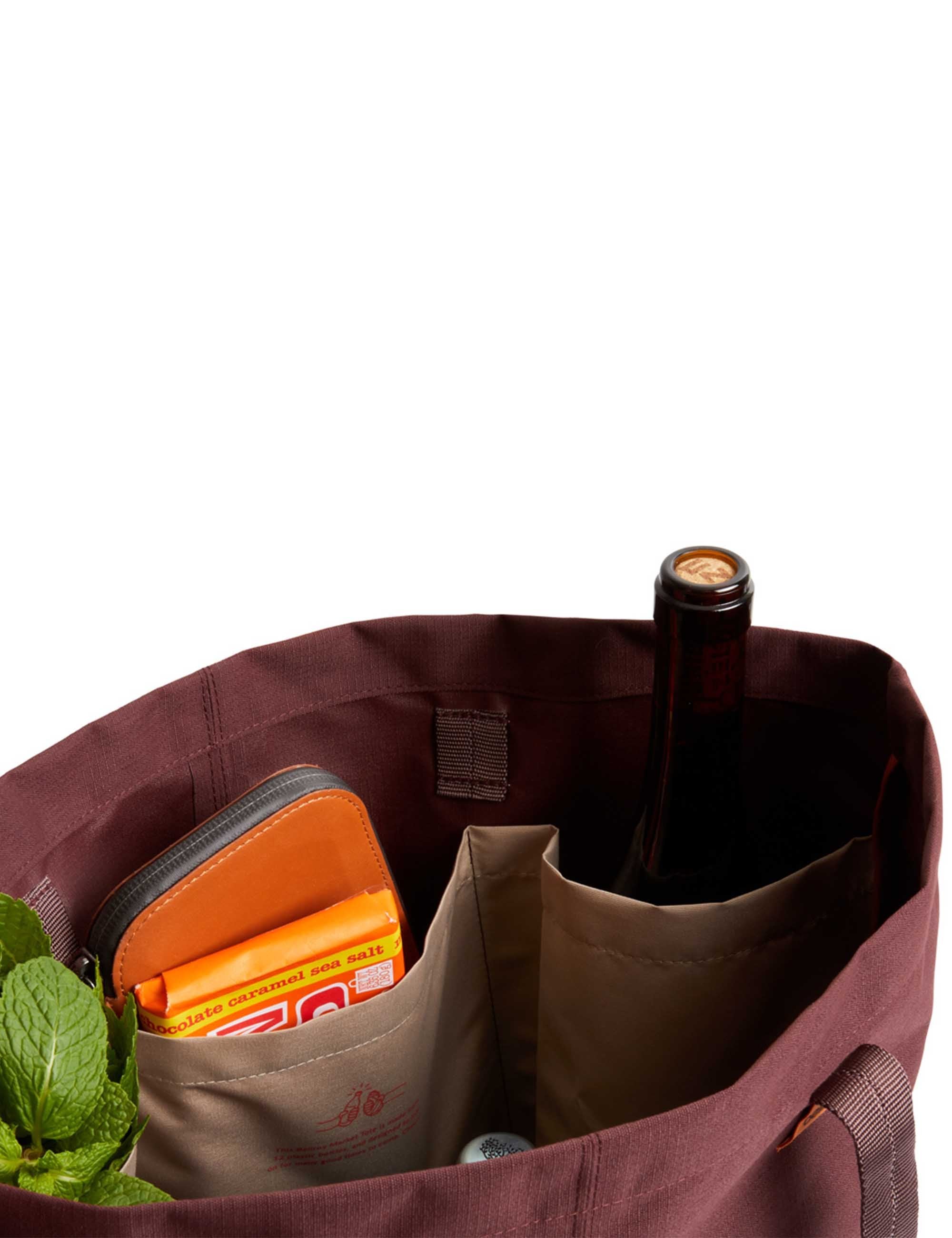 Market 15L Tote Bag - Burgundy - Image 7
