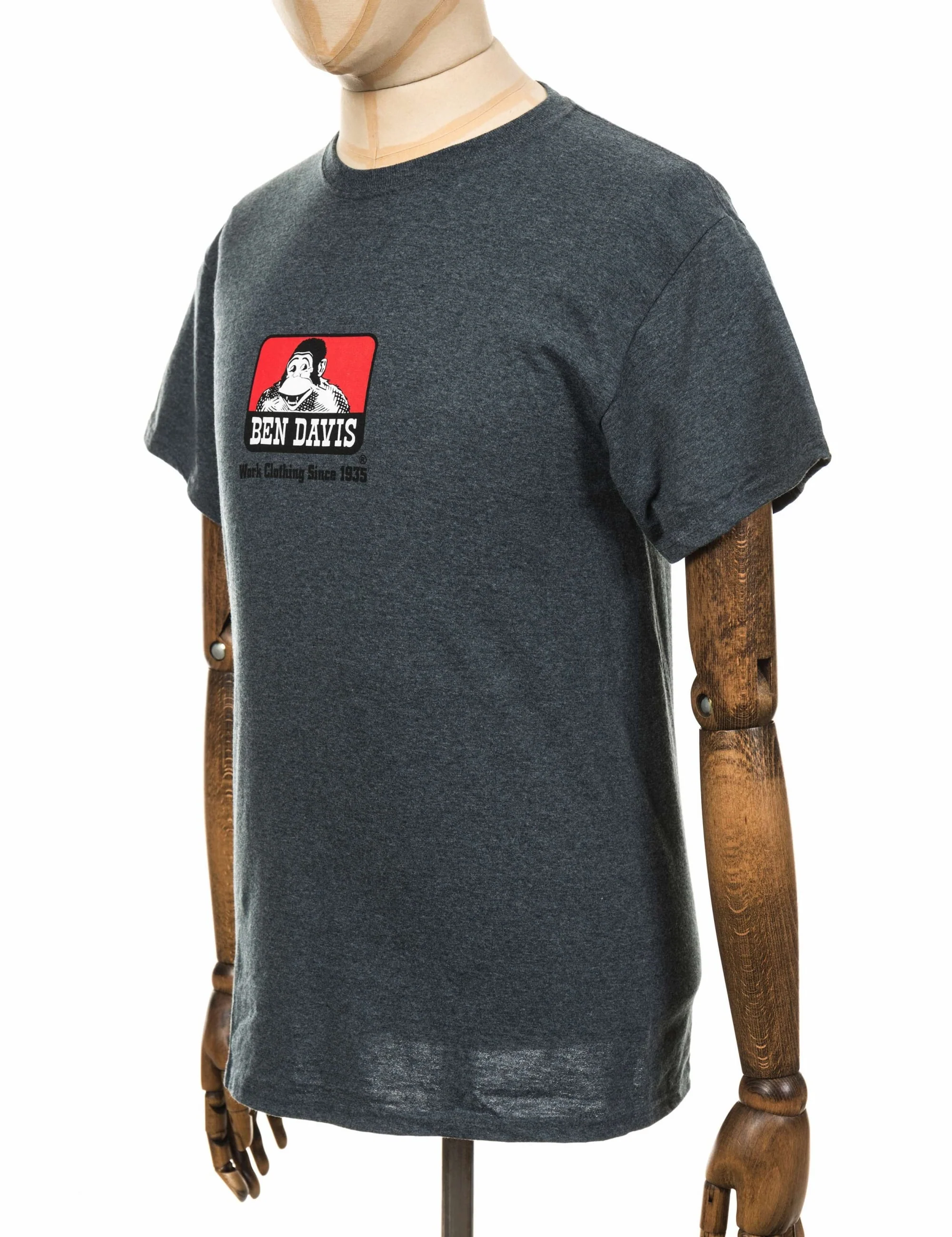 Classic Logo T-Shirt - Heather Charcoal - Image 4
