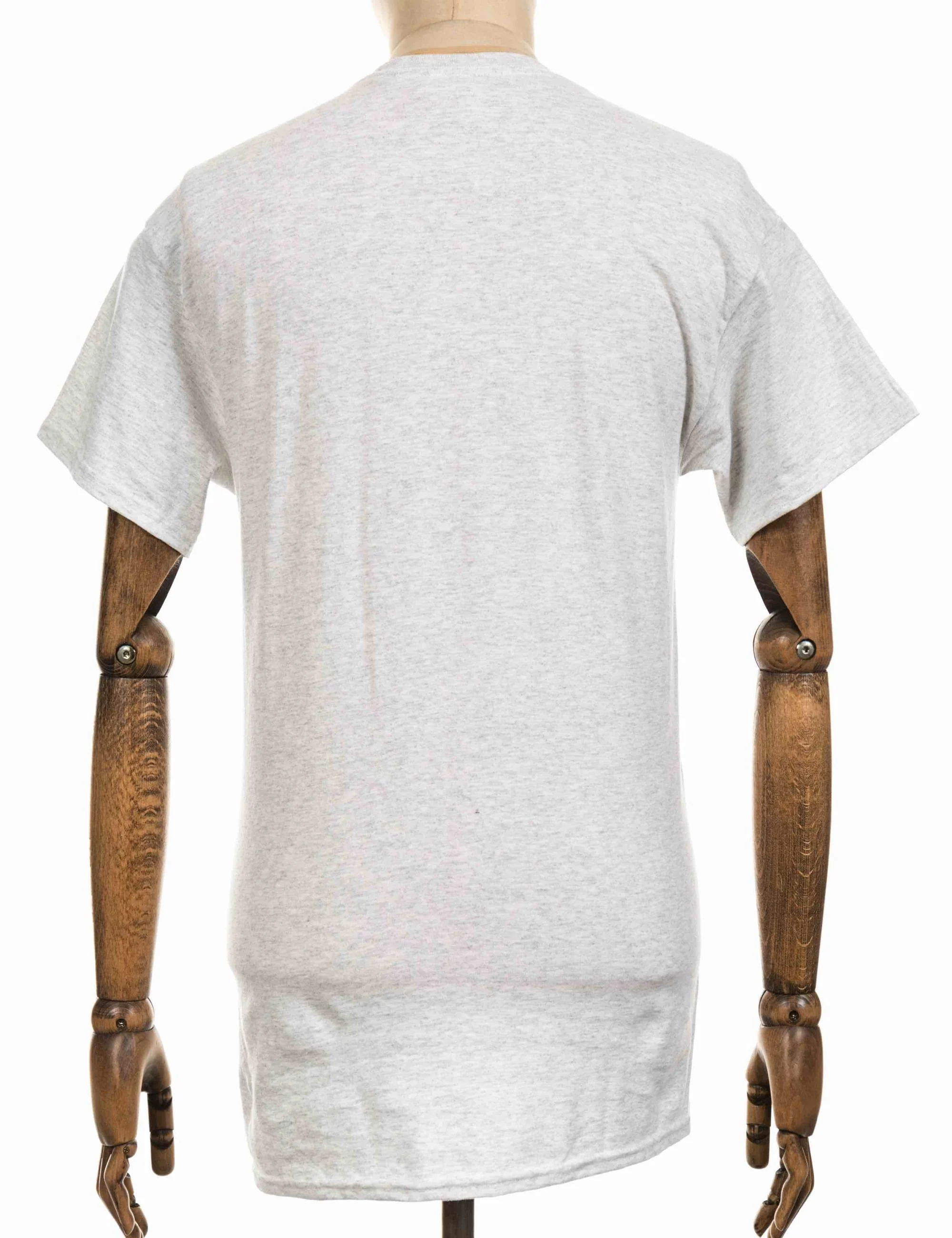 Classic Patch Logo Pocket T-Shirt - Ash Grey - Image 2