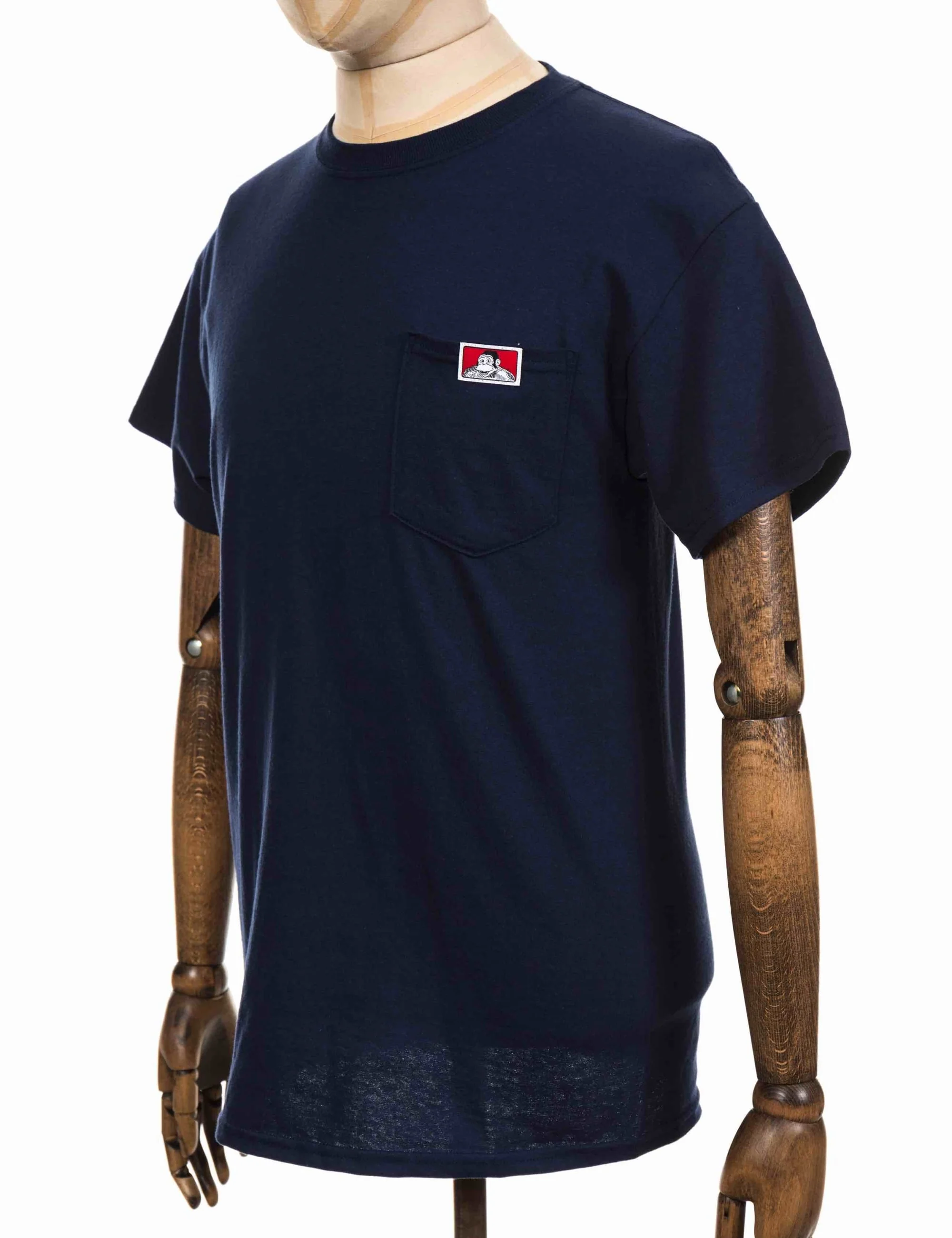 Classic Patch Logo Pocket T-Shirt - Navy - Image 4