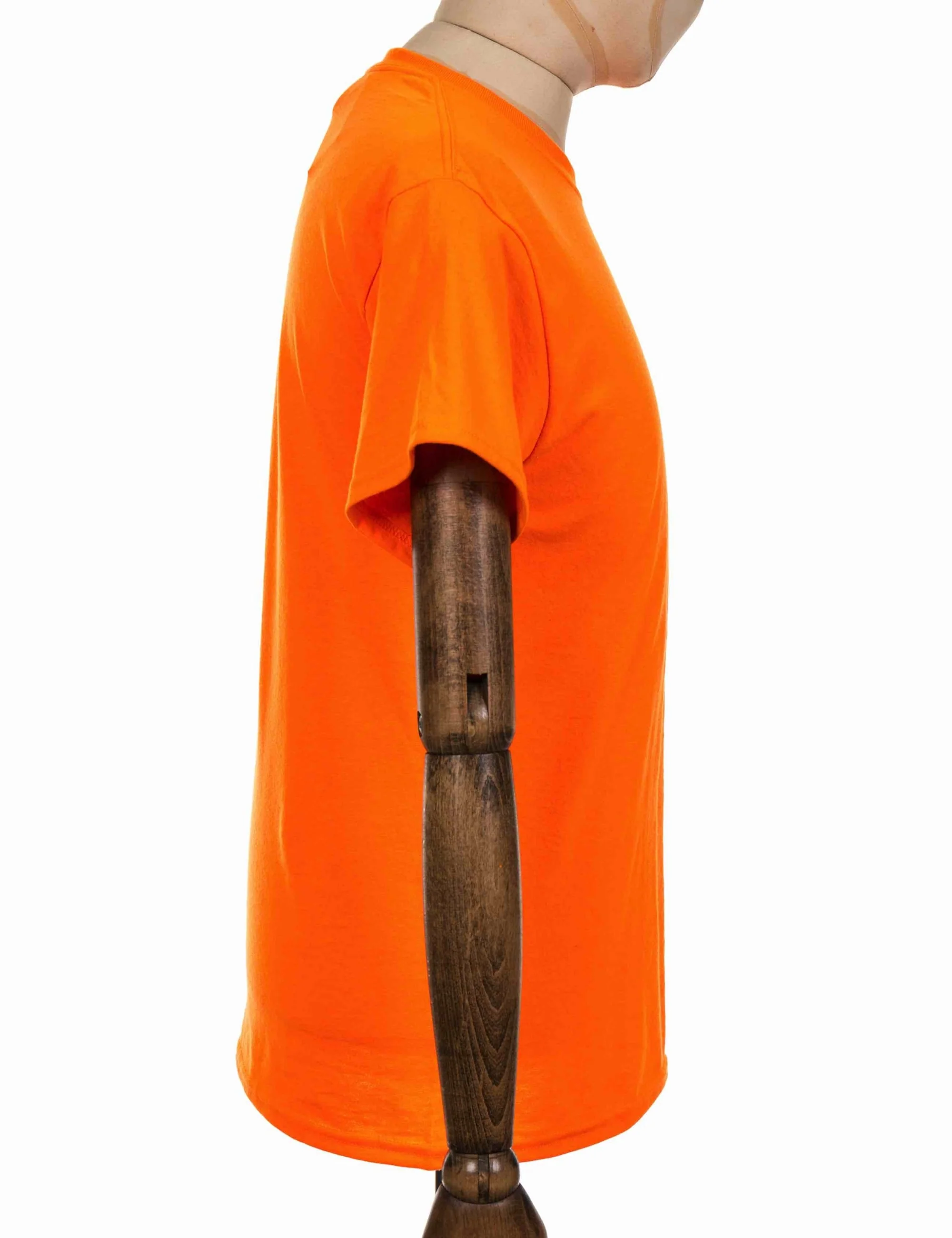 Classic Patch Logo Pocket T-Shirt - Orange - Image 5