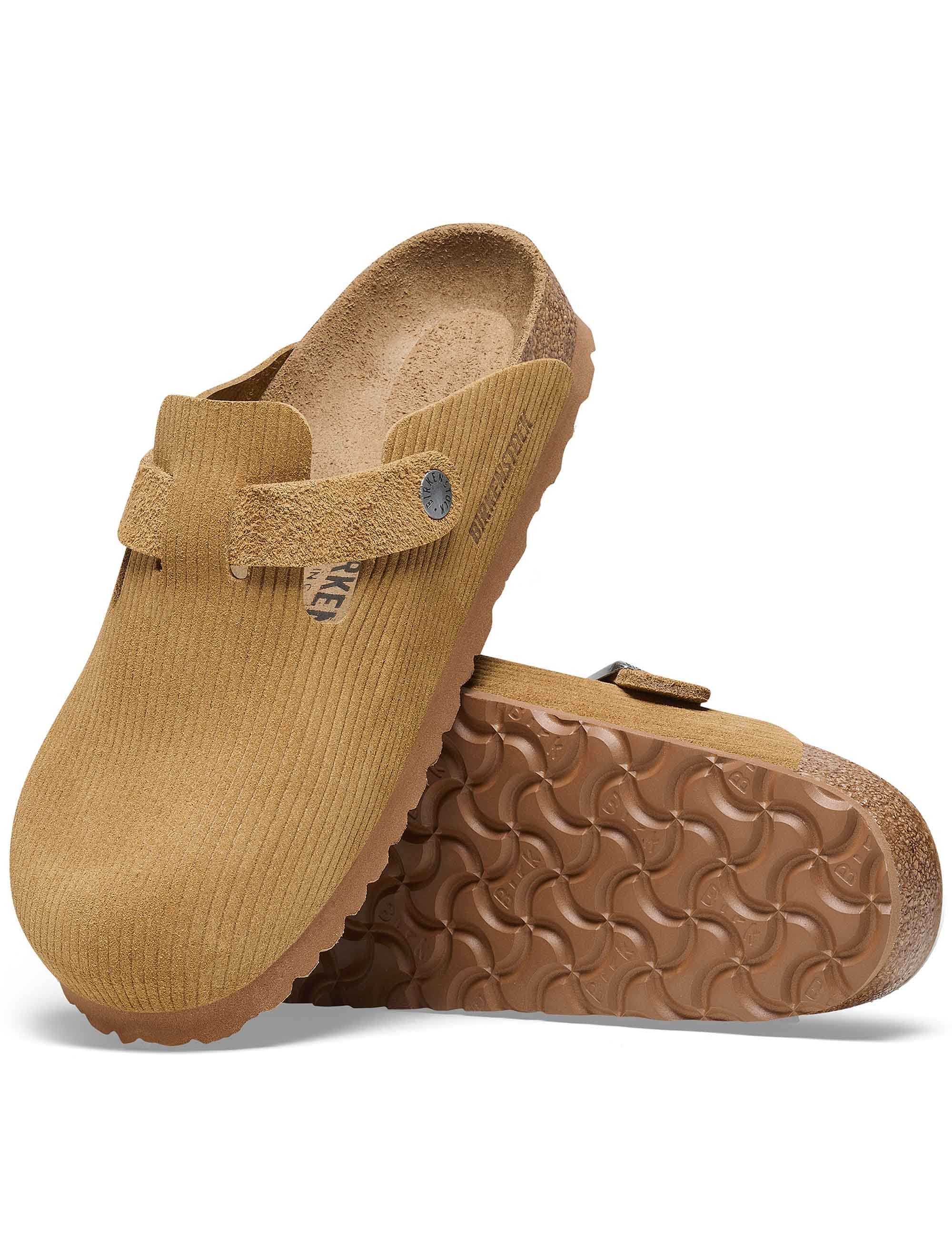 Boston Cord Mules - Cork Brown (Regular Fit) - Image 4