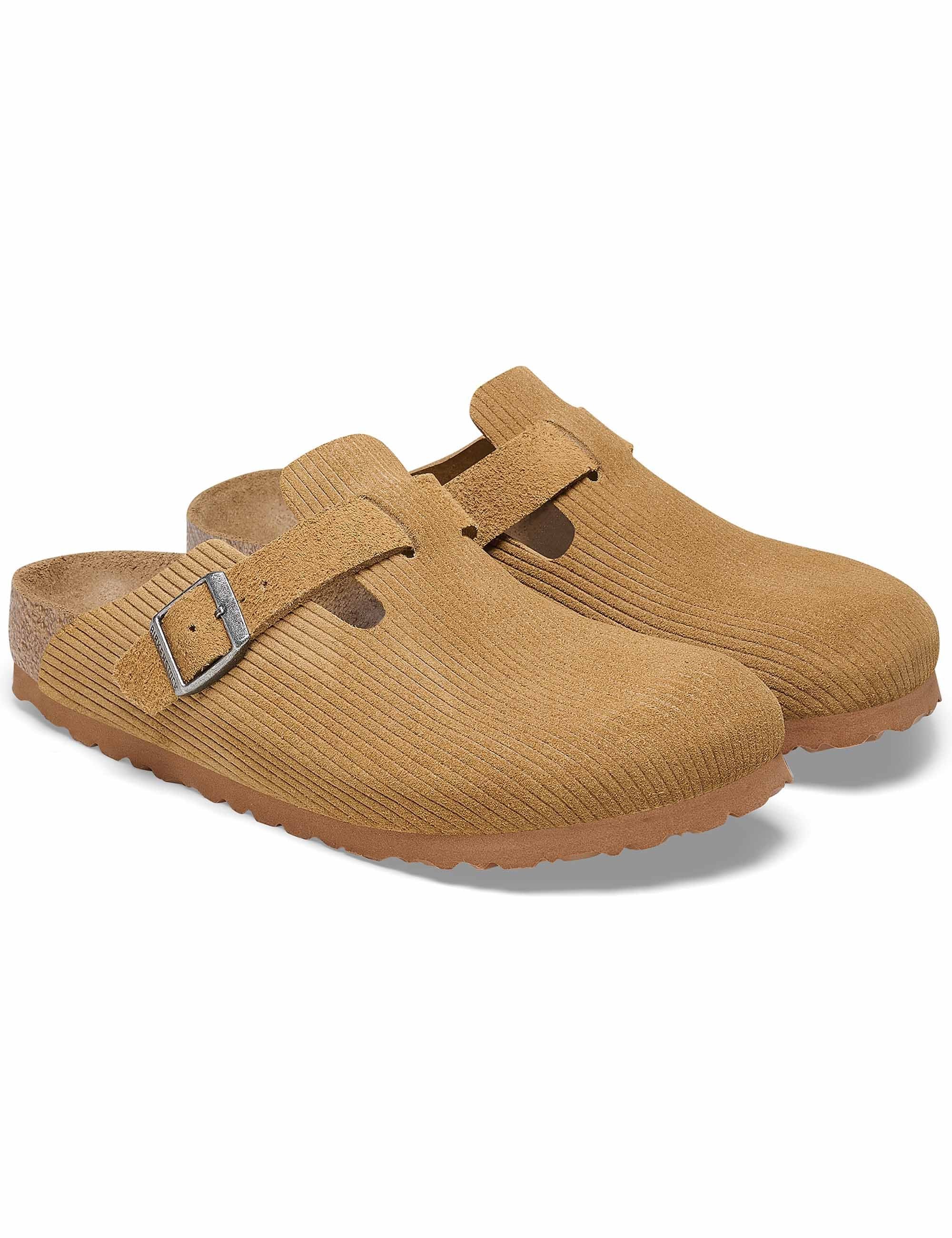 Boston Cord Mules - Cork Brown (Regular Fit) - Image 6