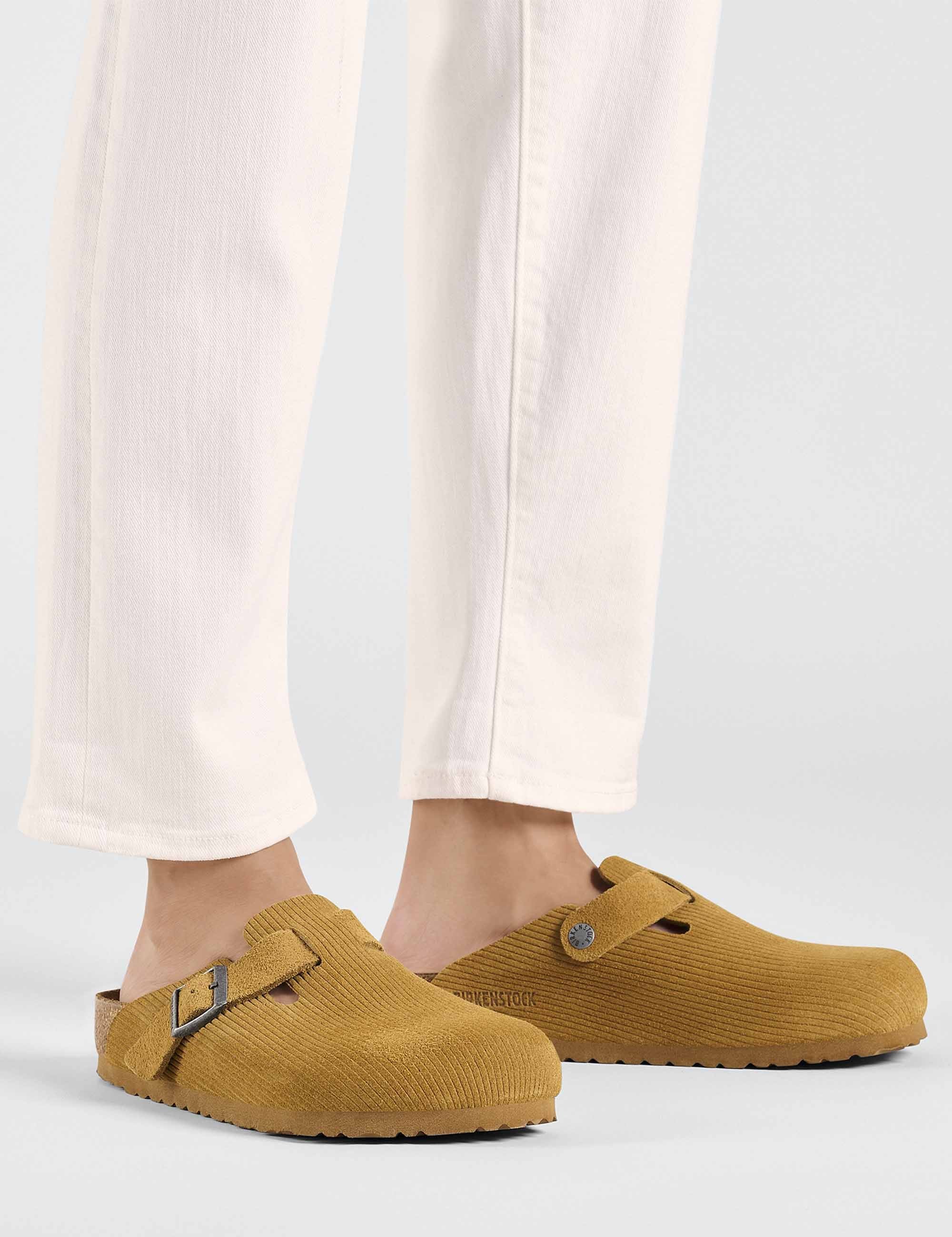 Boston Cord Mules - Cork Brown (Regular Fit) - Image 8