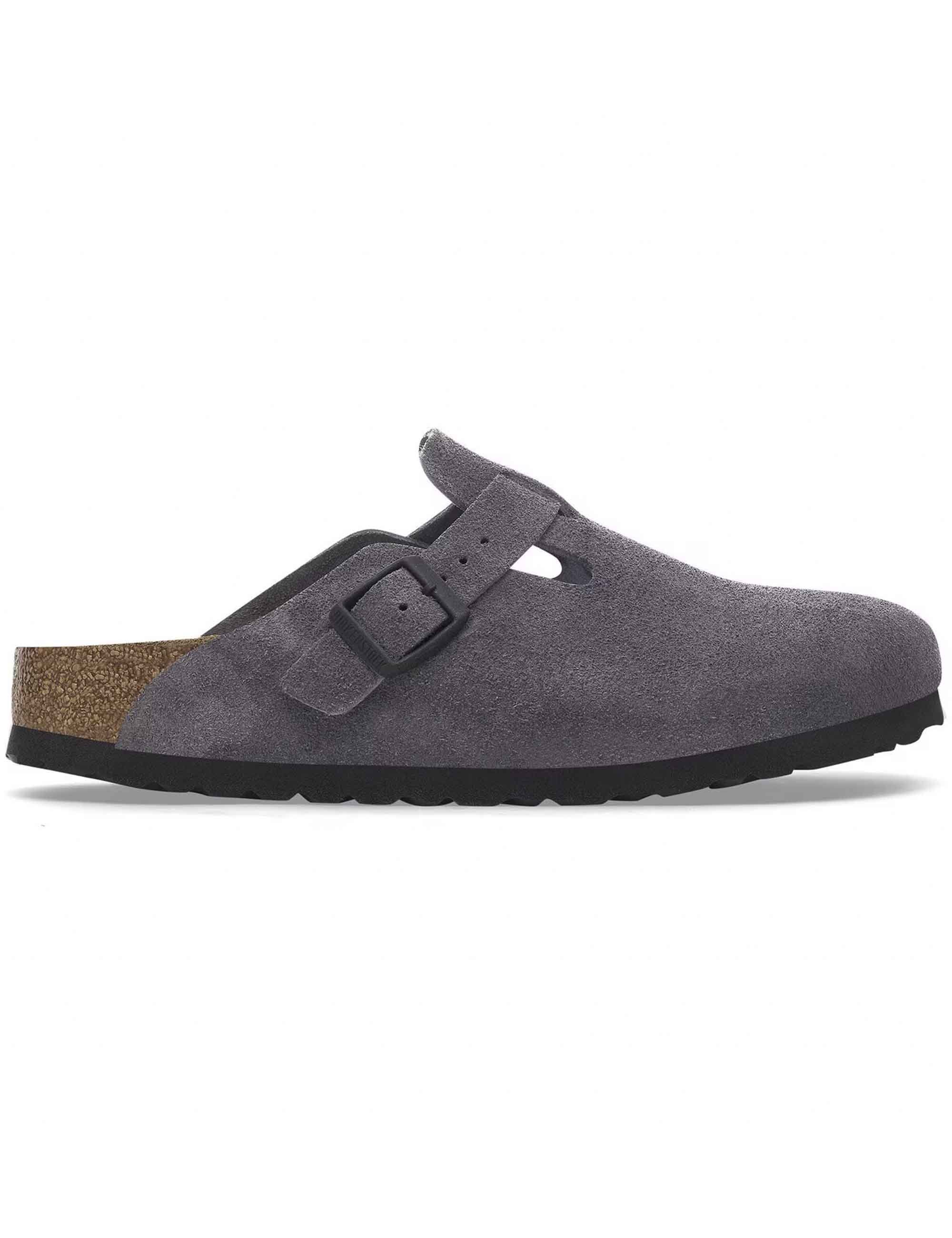 Boston Suede Mules LEVE - Velvet Grey (Regular Fit) - Image 5