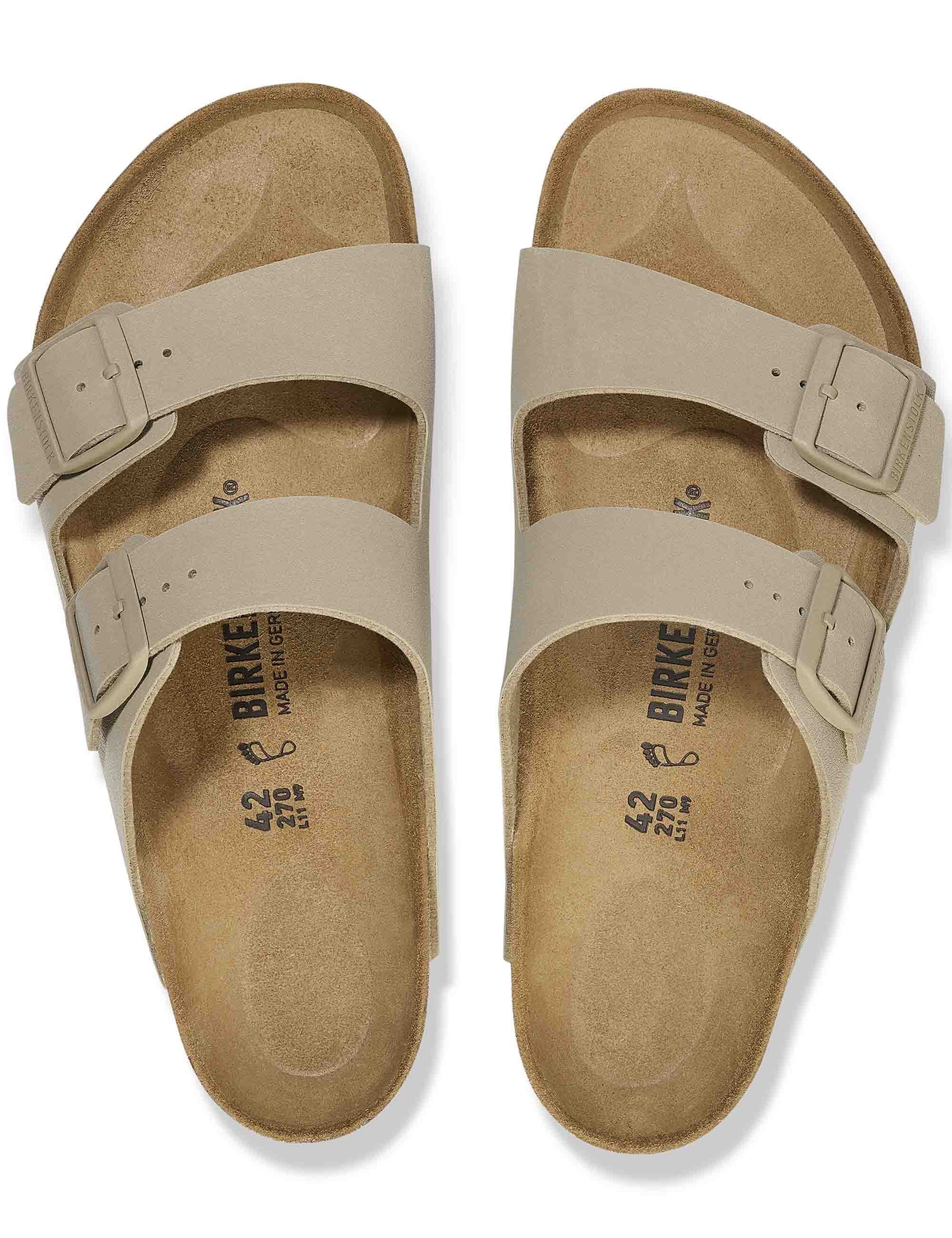 Women's Arizona Birko-Flor Sandals - Faded Khaki (Narrow Fit) - Image 7
