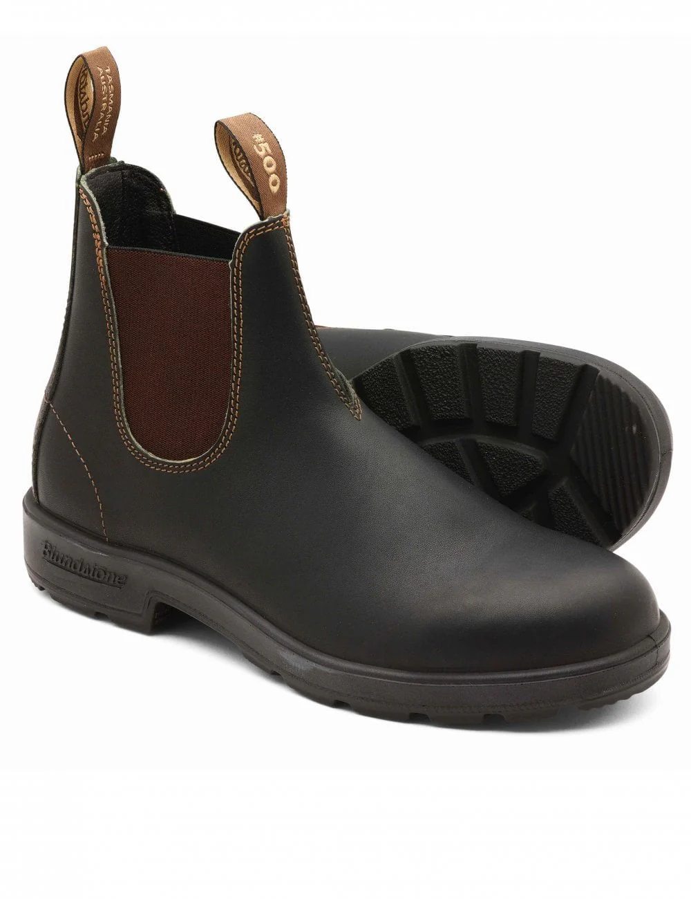 Women's 500 Originals Leather Chelsea Boots - Stout Brown - Image 2