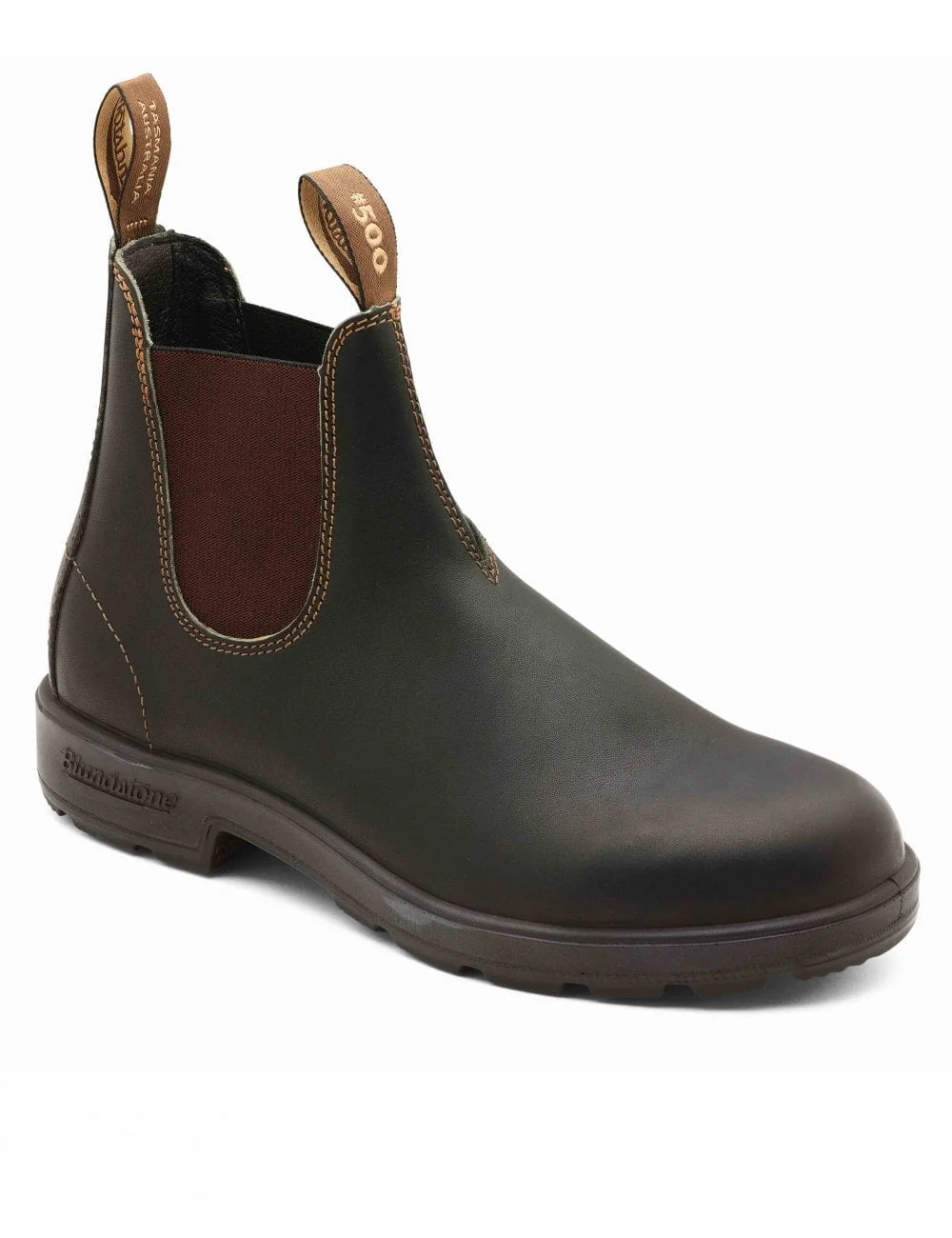 Women's 500 Originals Leather Chelsea Boots - Stout Brown - Image 3