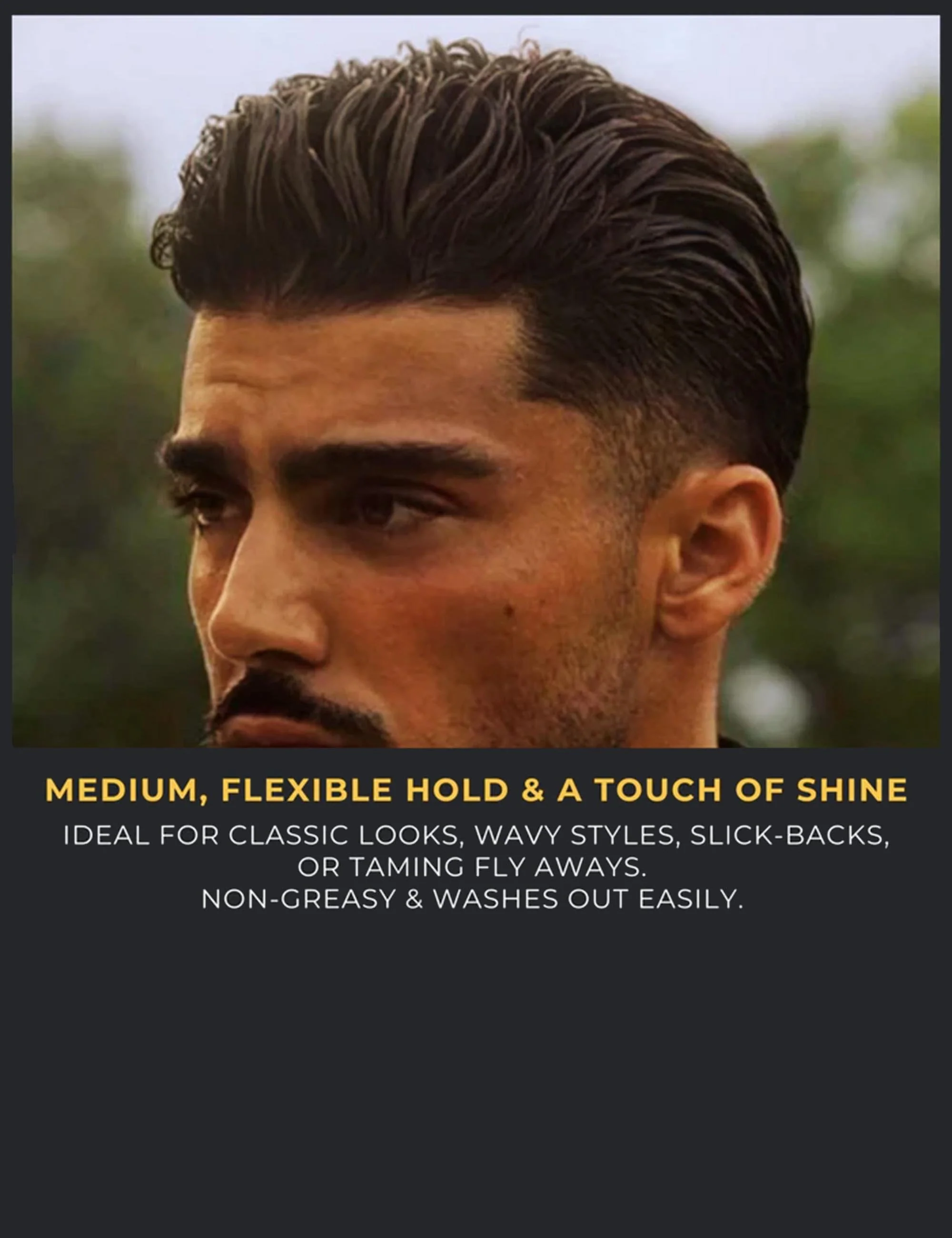 Hybrid Hair Pomade (70ml) - Flexible Hold - Image 5