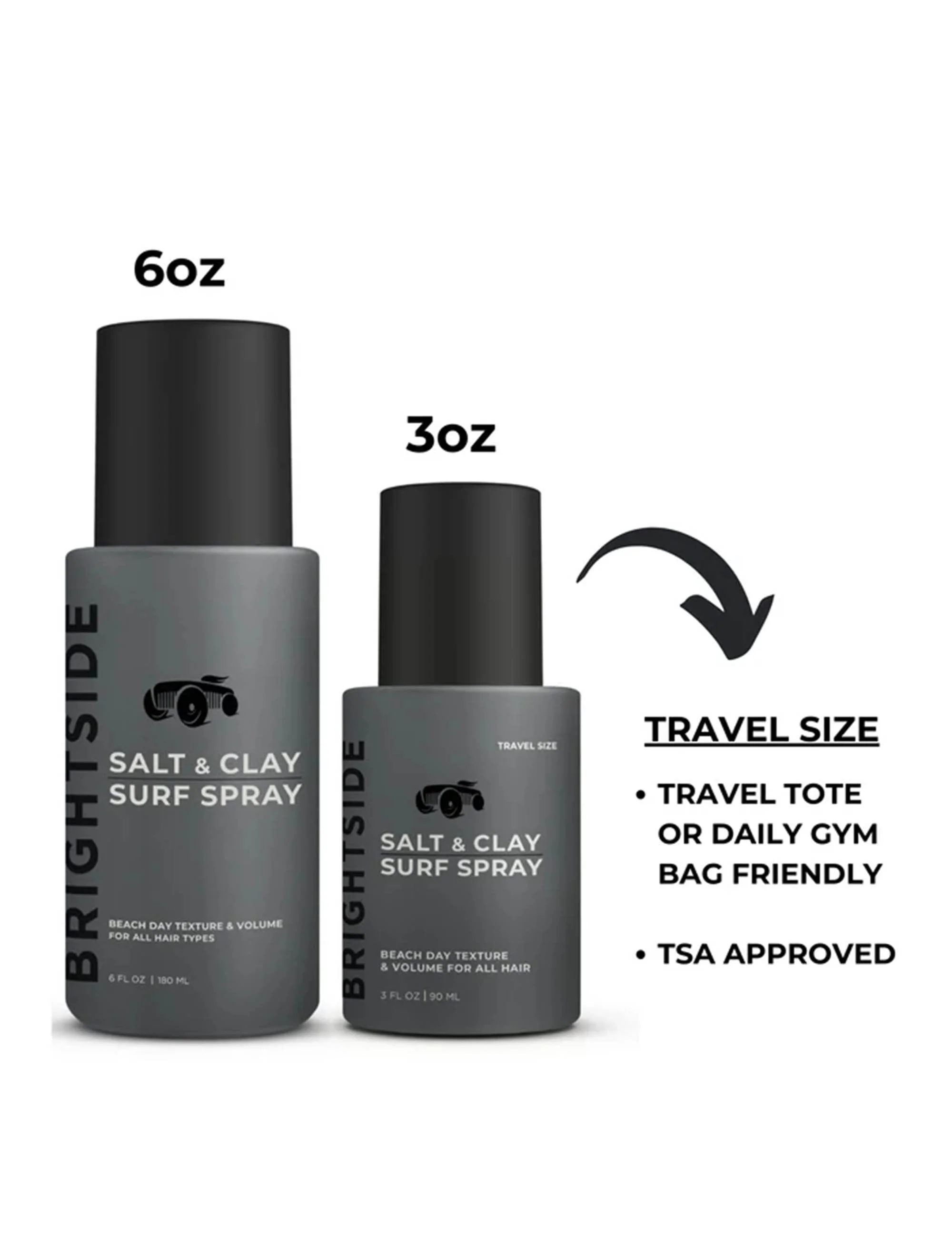 Salt + Clay Hair Surf Spray (90ml) - Medium - Image 3