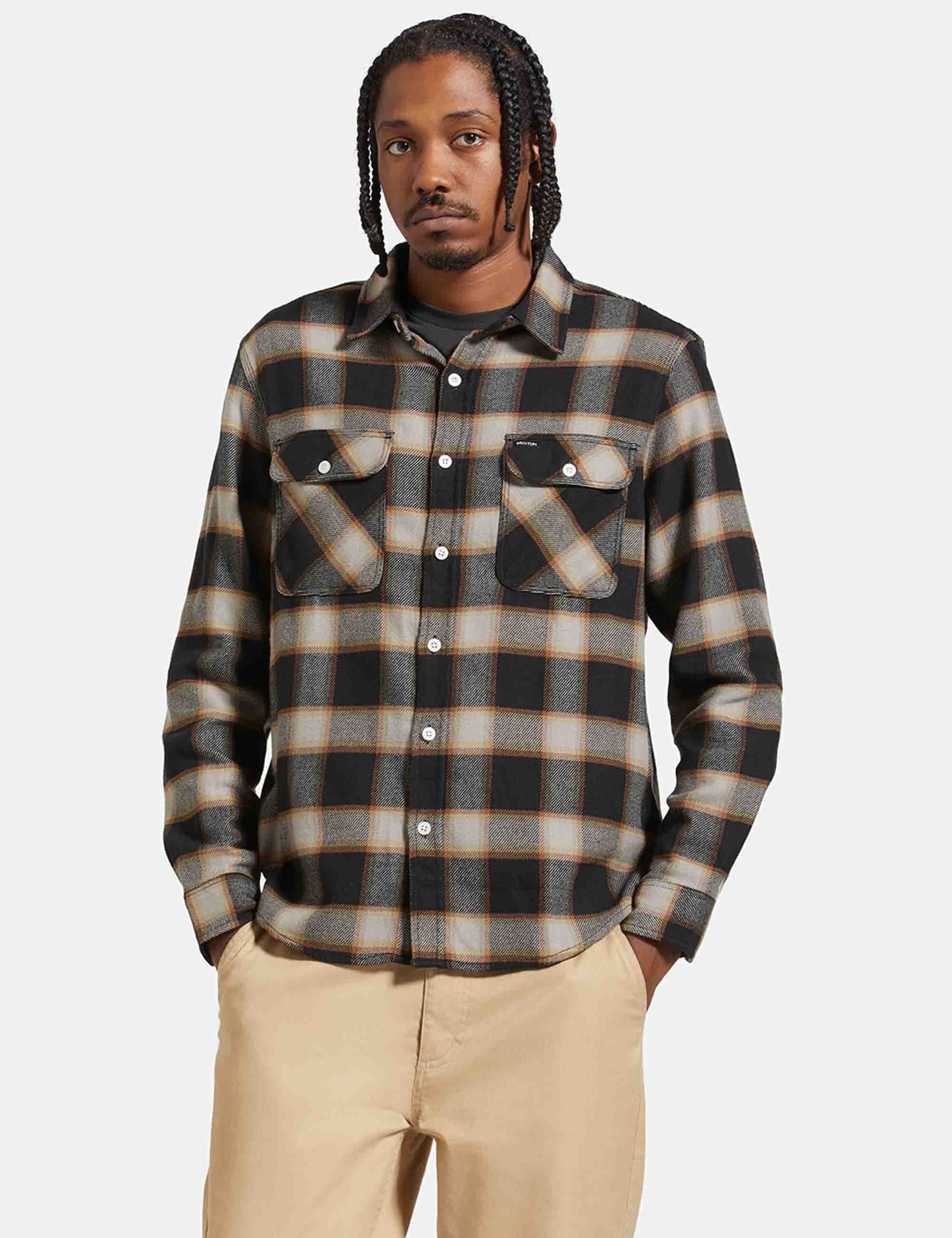 20th Anniversary Bowery Flannel Shirt - Black/Cream - Image 2