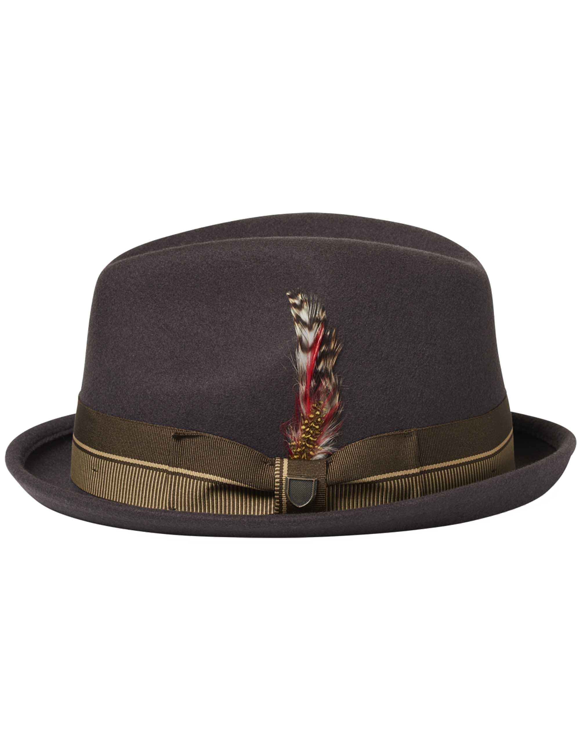 20th Anniversary Gain Fedora - Chocolate/Gold - Image 3