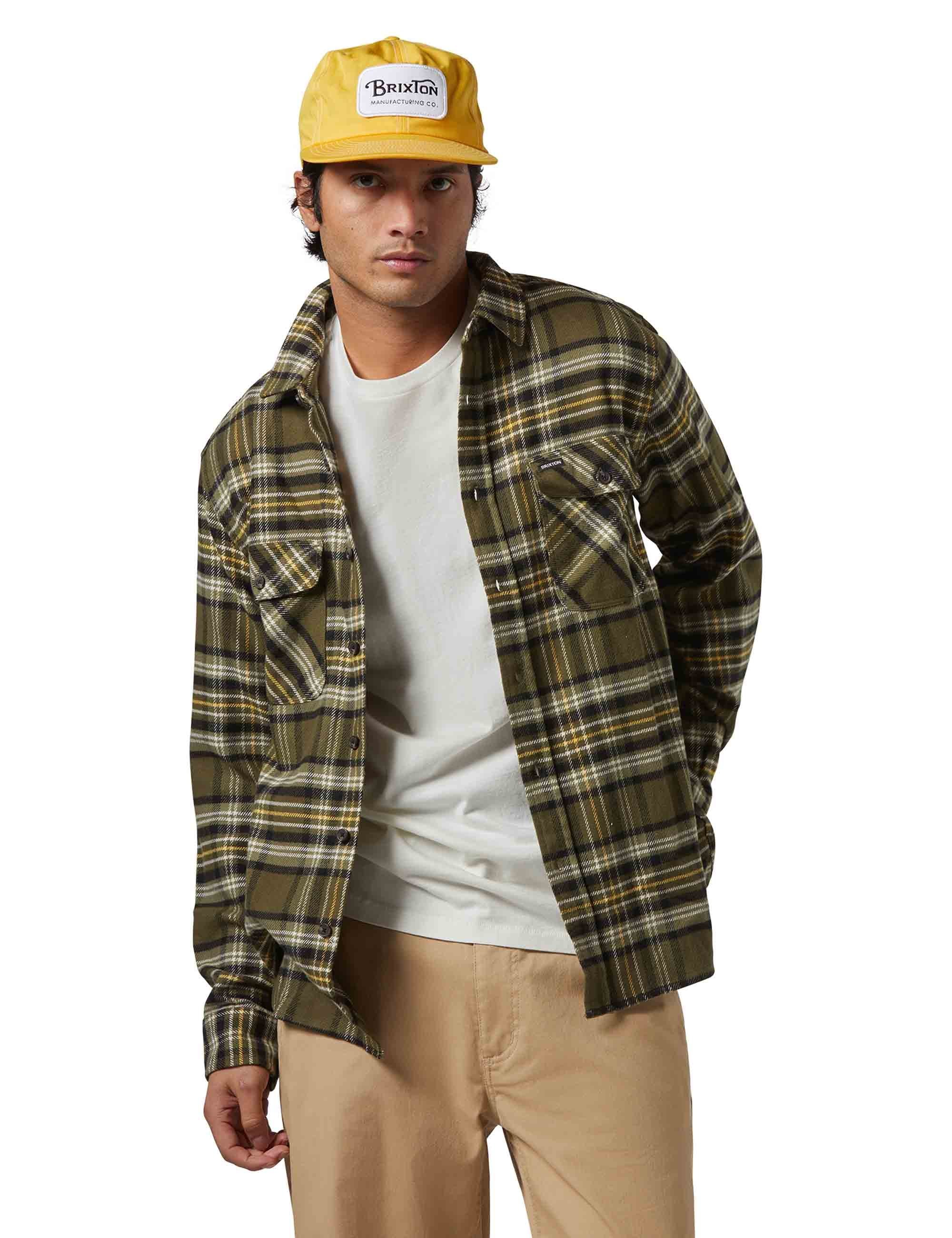 Bowery Flannel Shirt - Ivy Green/Olive Surplus/Black - Image 2