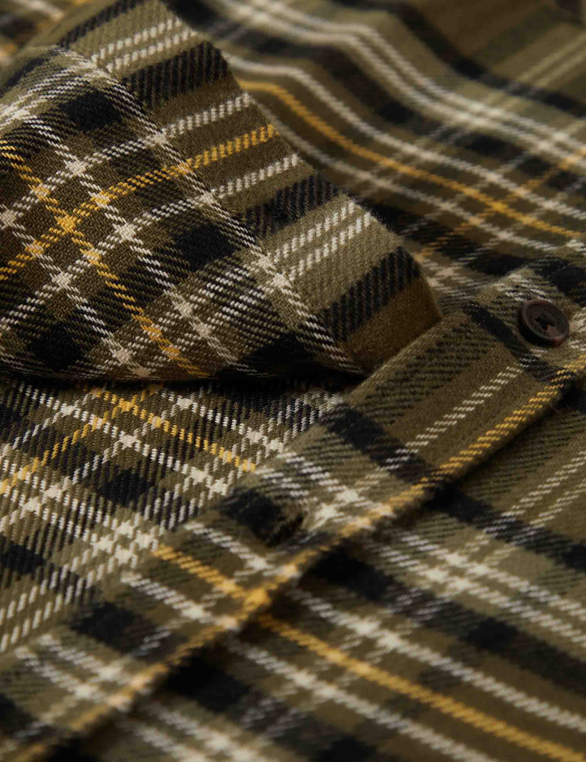 Bowery Flannel Shirt - Ivy Green/Olive Surplus/Black - Image 5