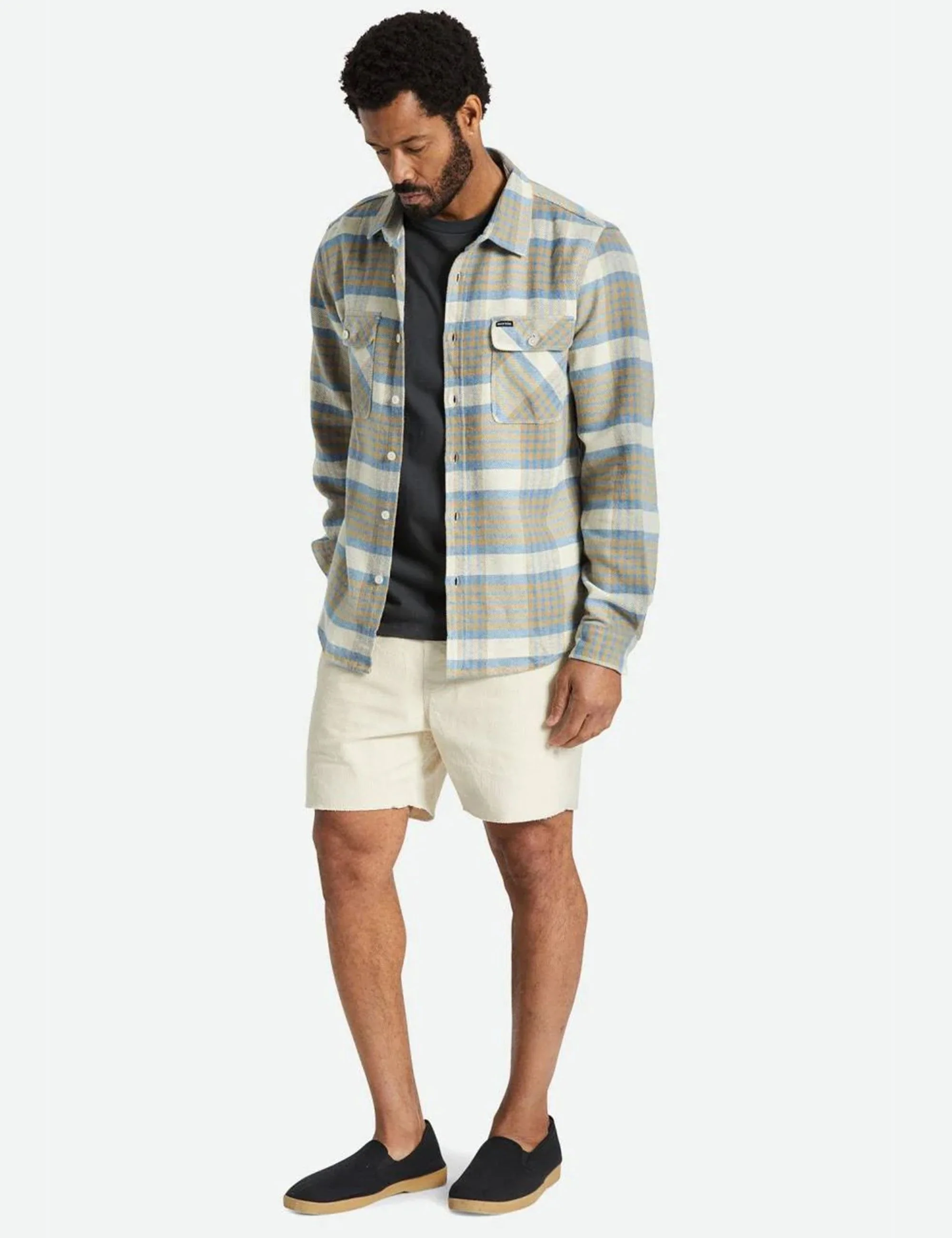 Bowery Flannel Shirt - Whitecap/Sand - Image 4