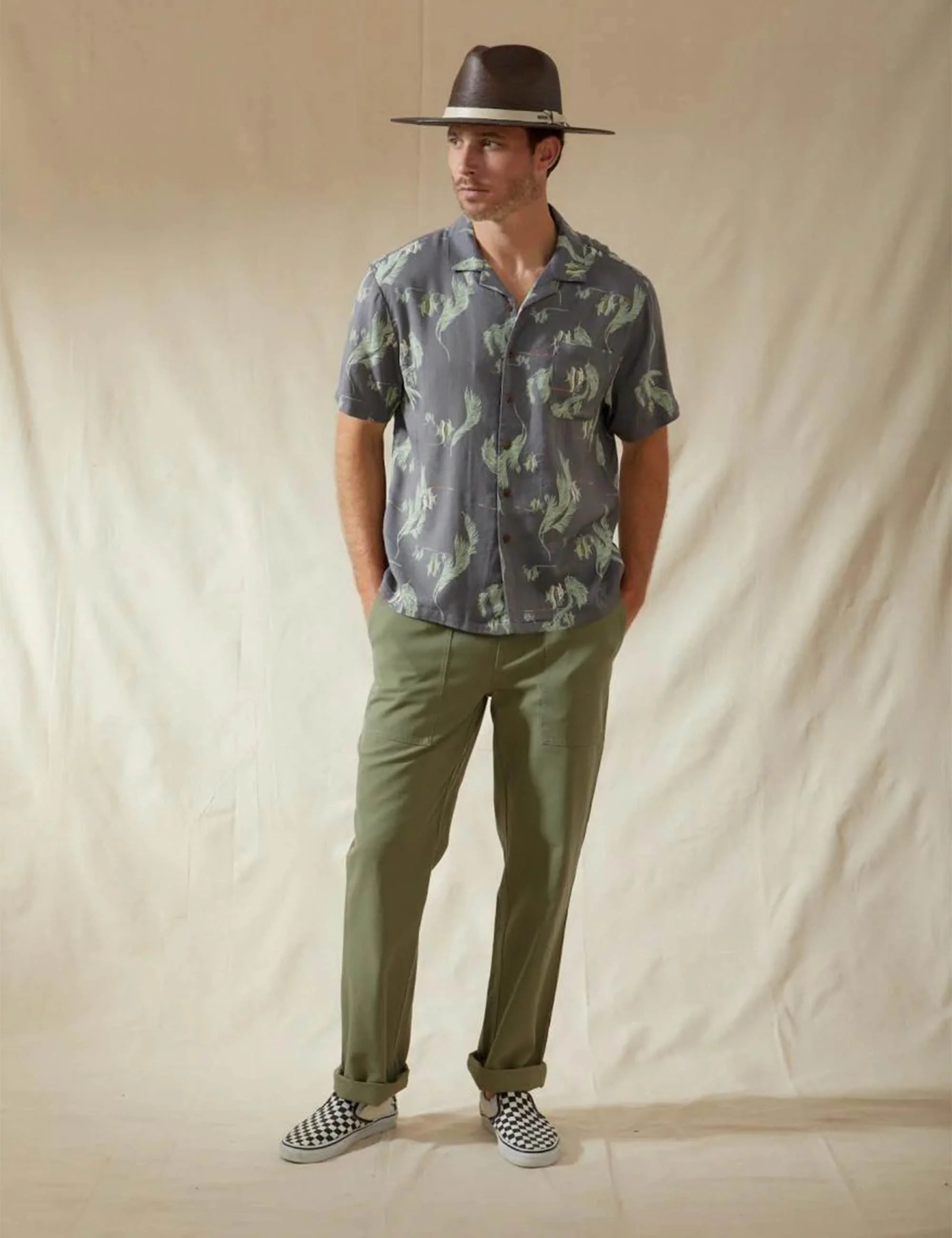 Bunker Slub Woven Shirt - Washed Sea/Black Foam - Image 5