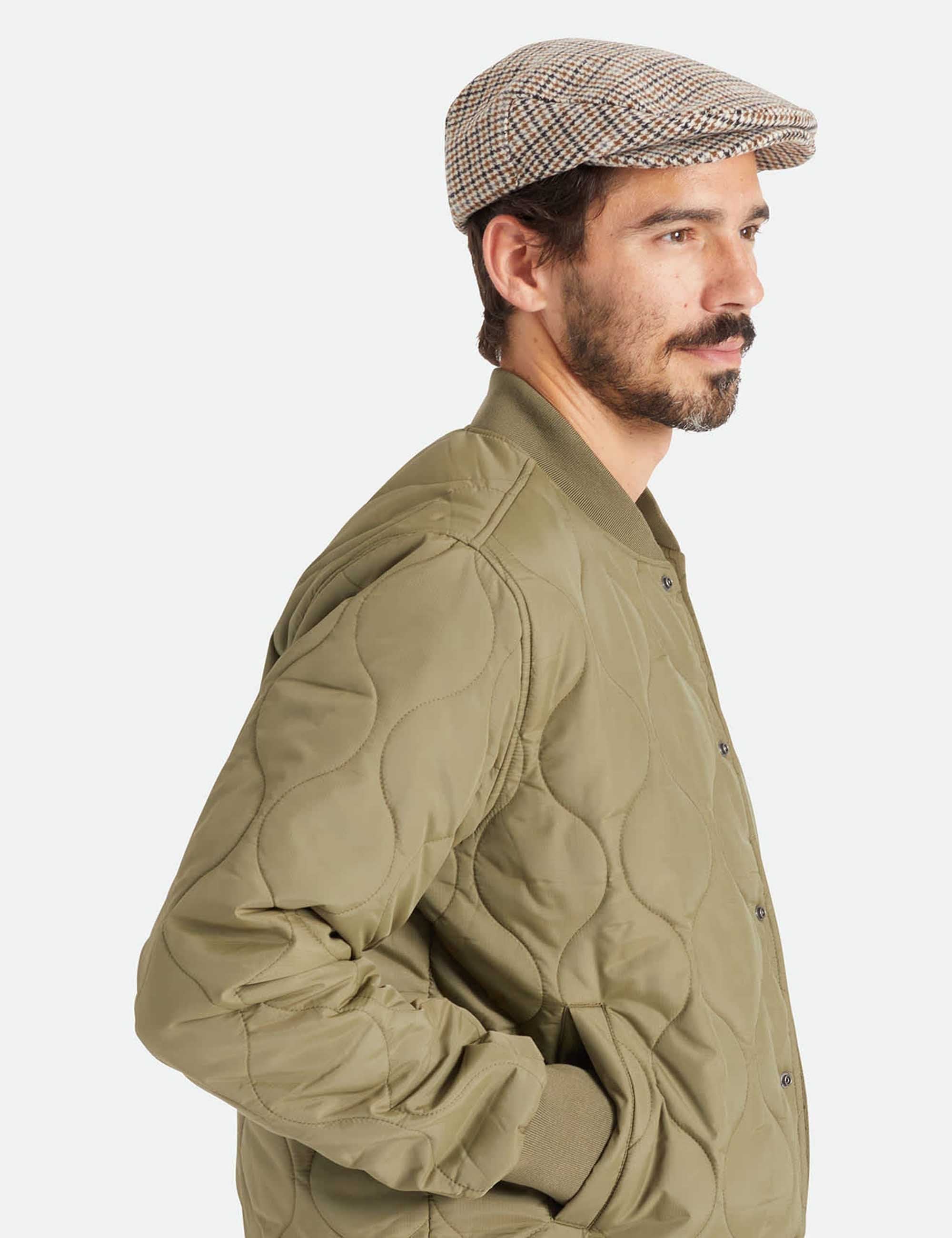 Hooligan Flat Cap - Off White/Desert Palm - Image 2