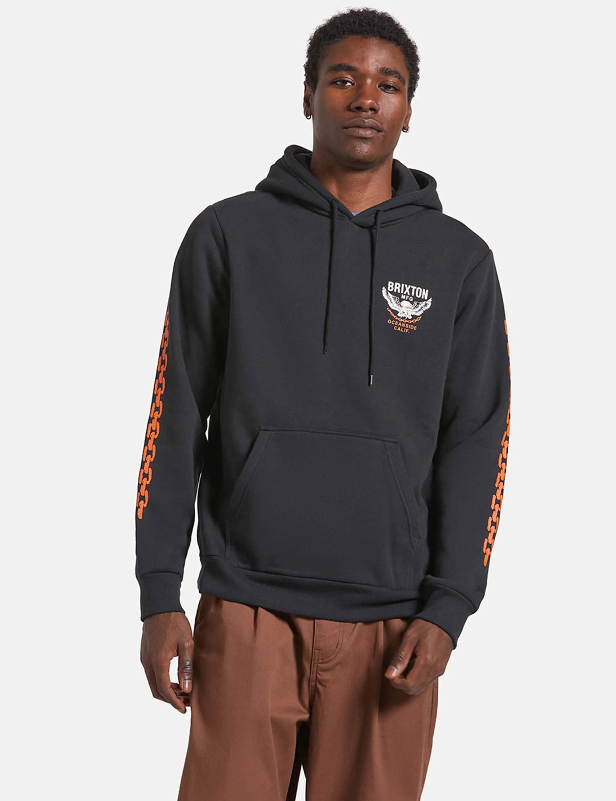 Waller Hooded Sweat - Black - Image 4