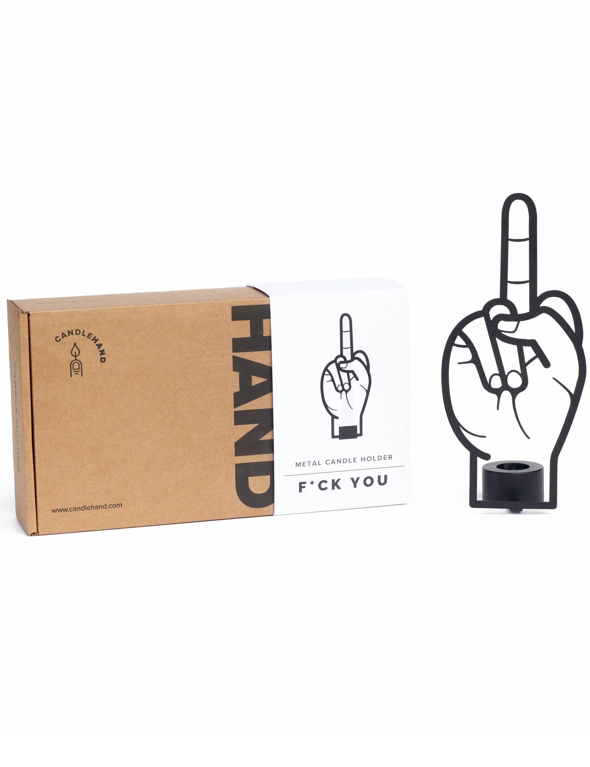 F*ck You Candle Holder - Black - Image 3