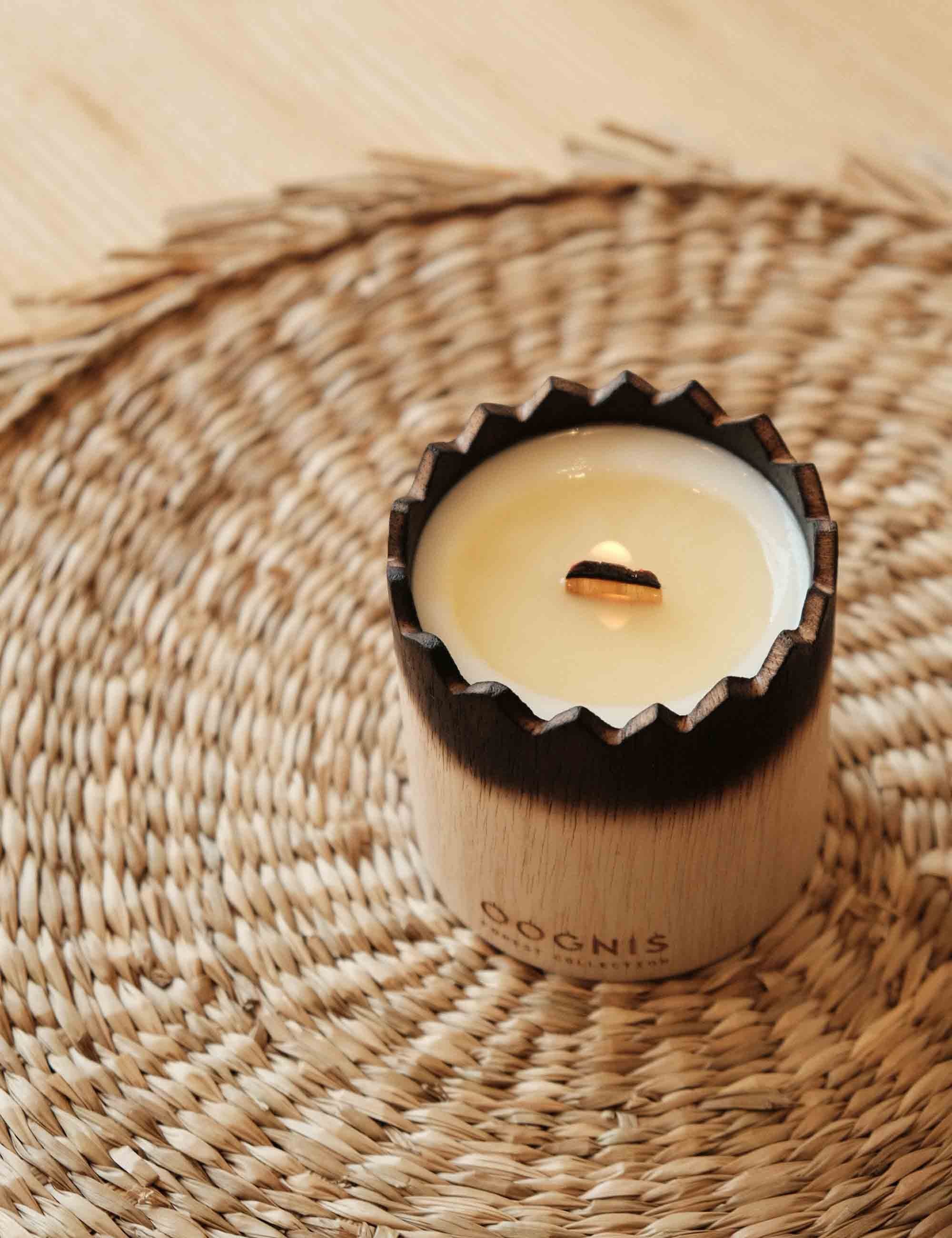 Oognis Forest Wood Candle - Sandalwood - Image 3