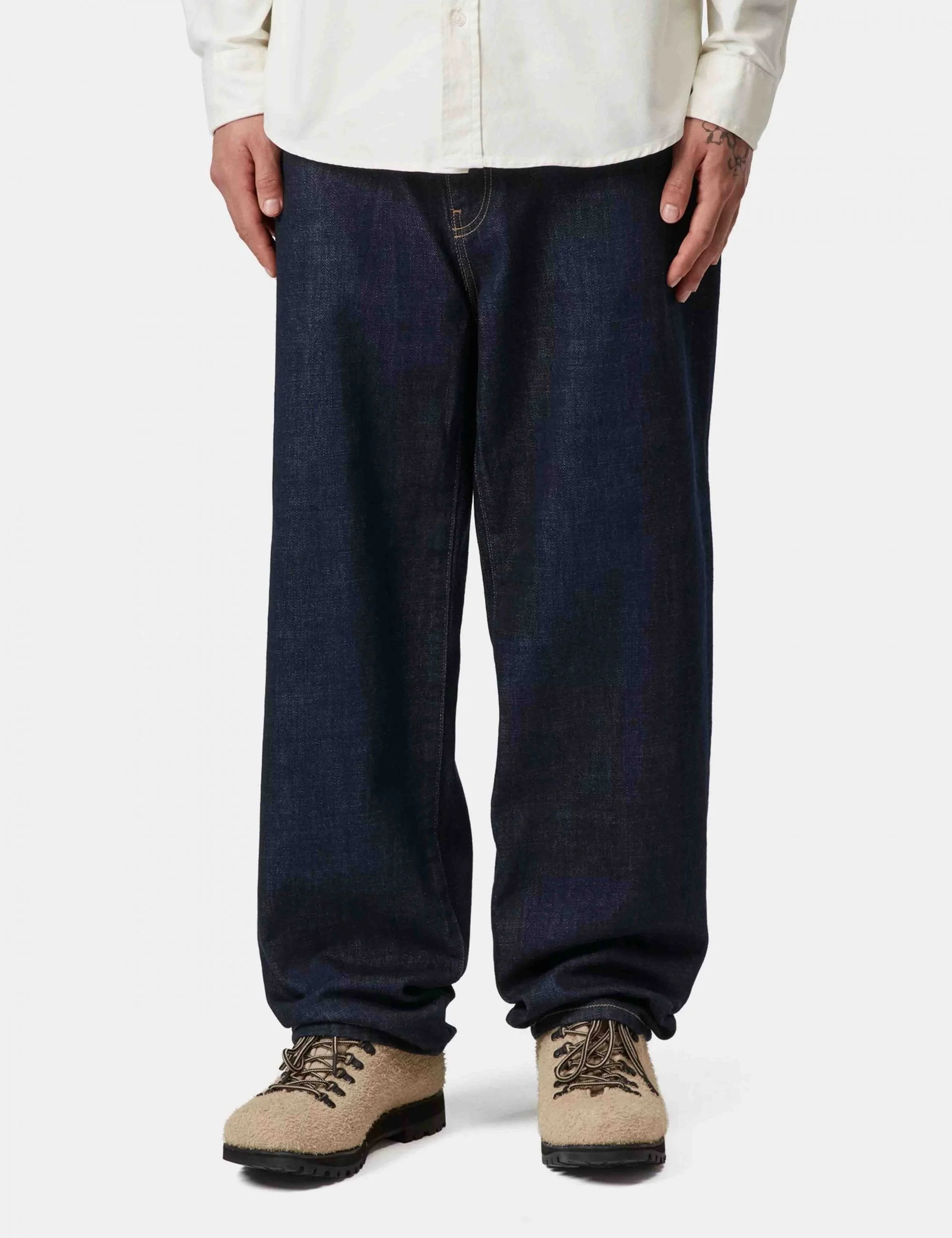 Aaron Denim Pant - Blue Rinsed, One Wash - Image 2