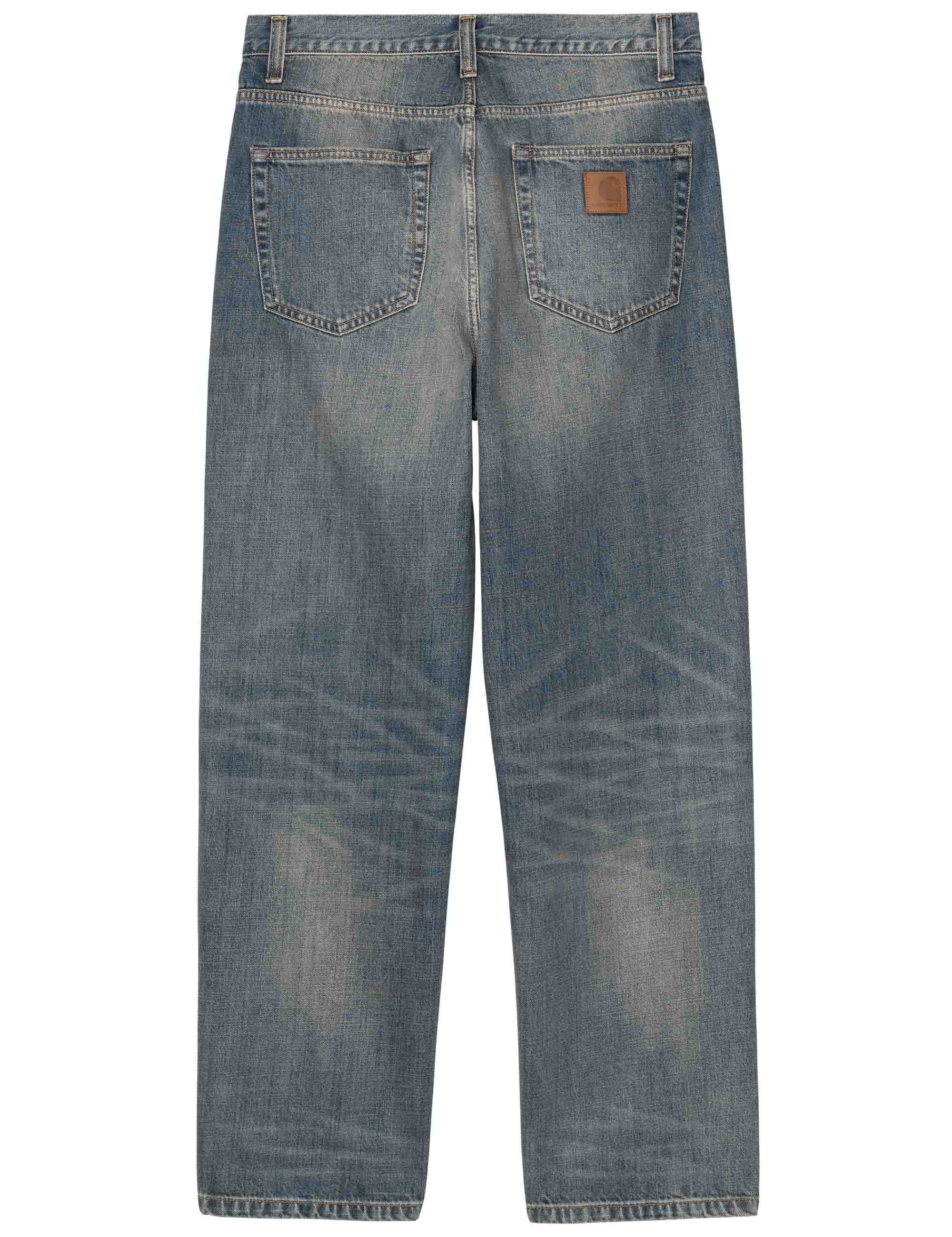 Aaron Denim Pant - Blue Worn Used Wash - Image 2