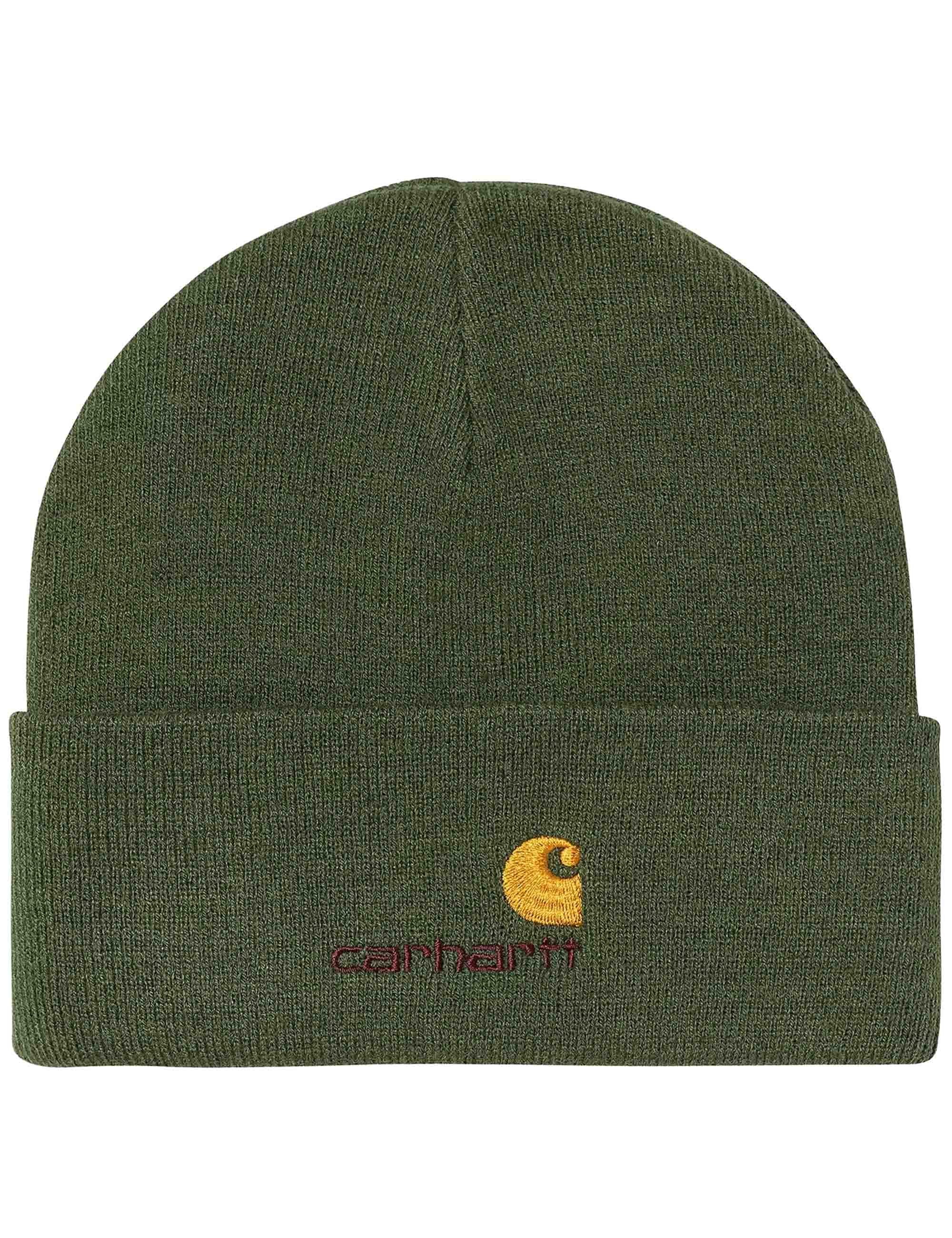 American Script Beanie Hat - Tarragon