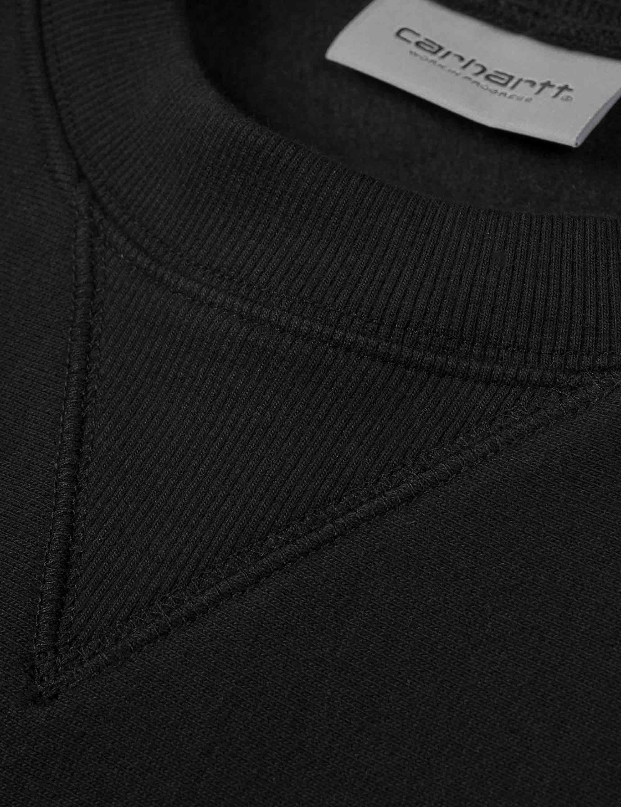 American Script Crew Sweat - Black - Image 5