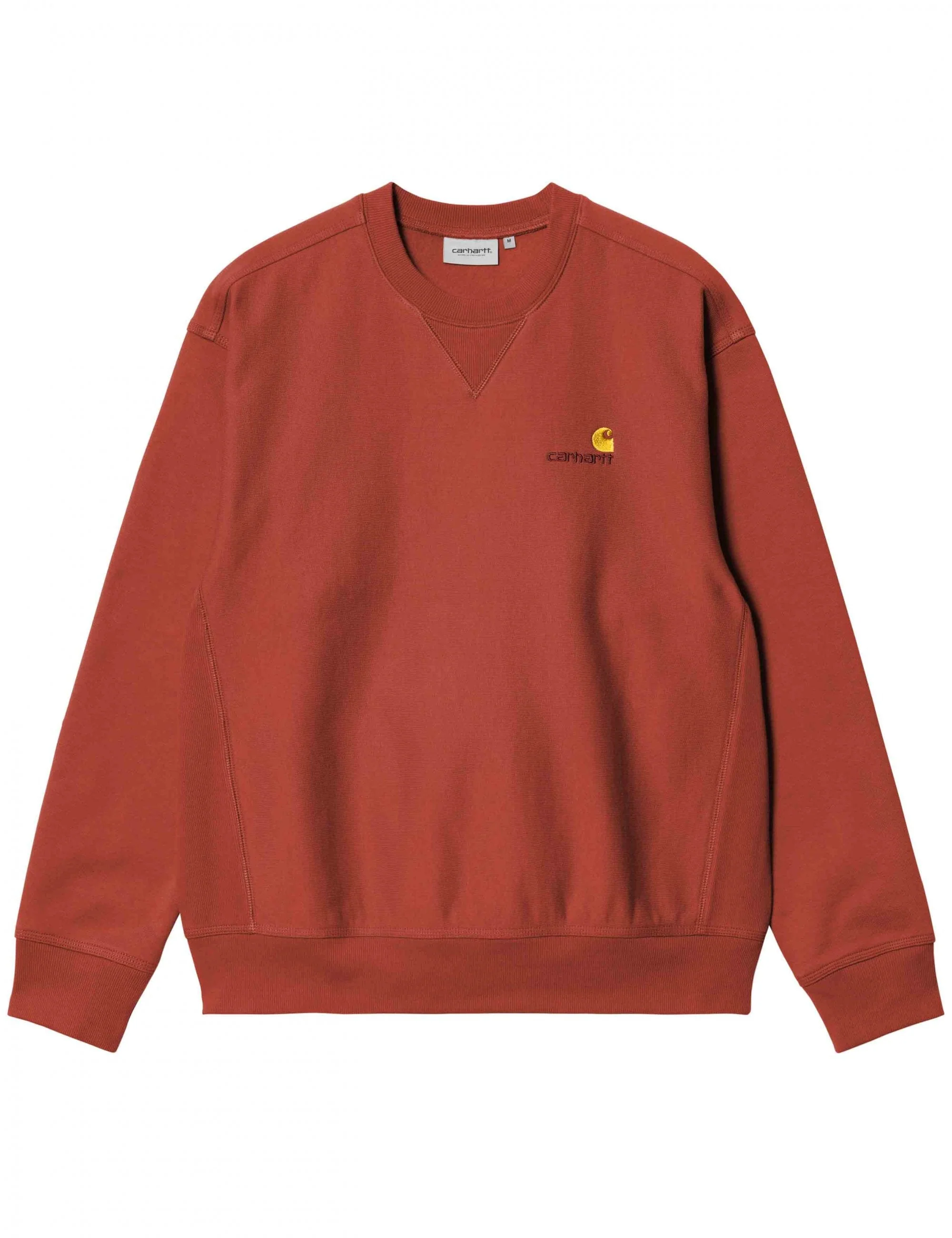 American Script Crew Sweat - Oxide Red