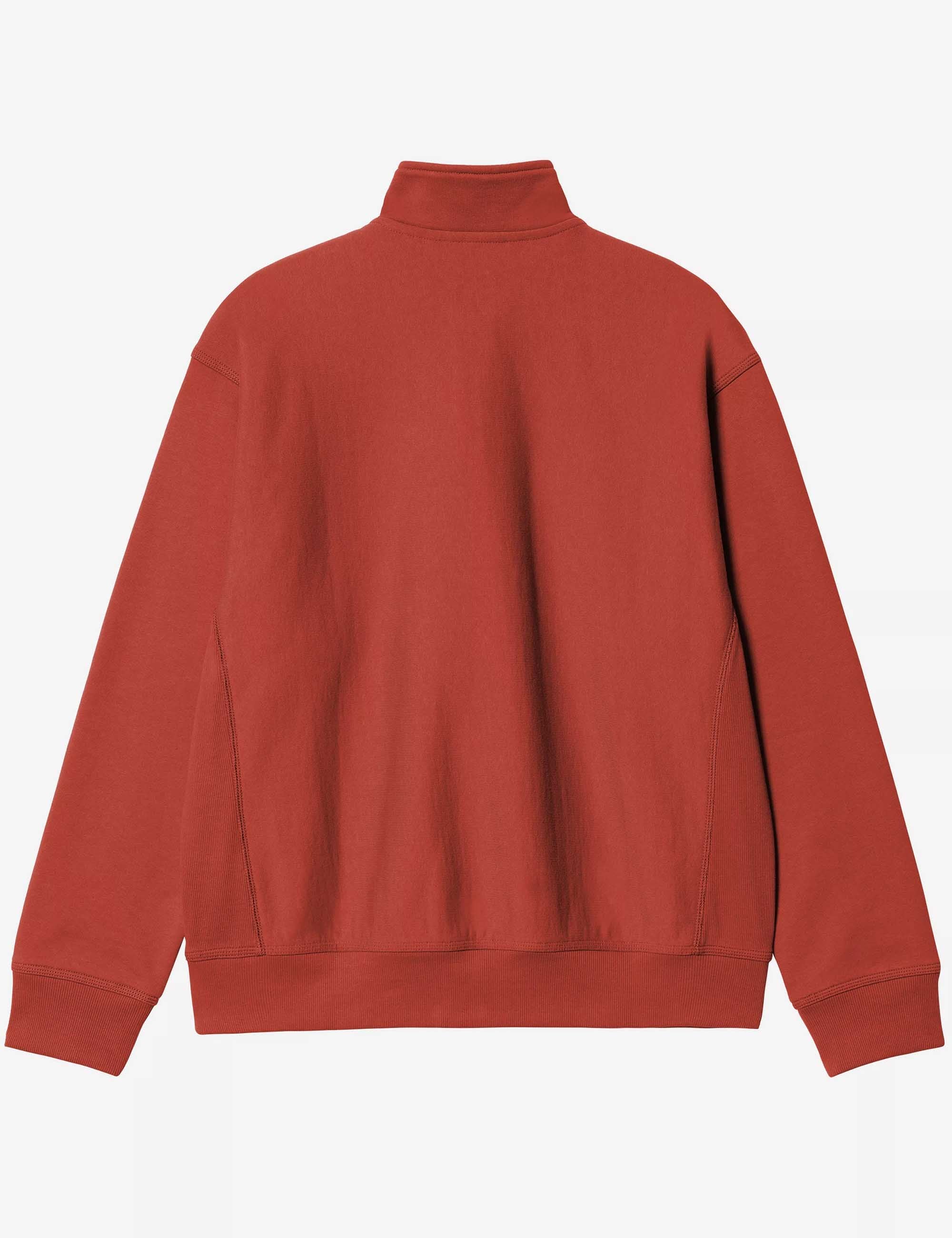American Script Half Zip Sweatshirt - Oxide Red - Image 2