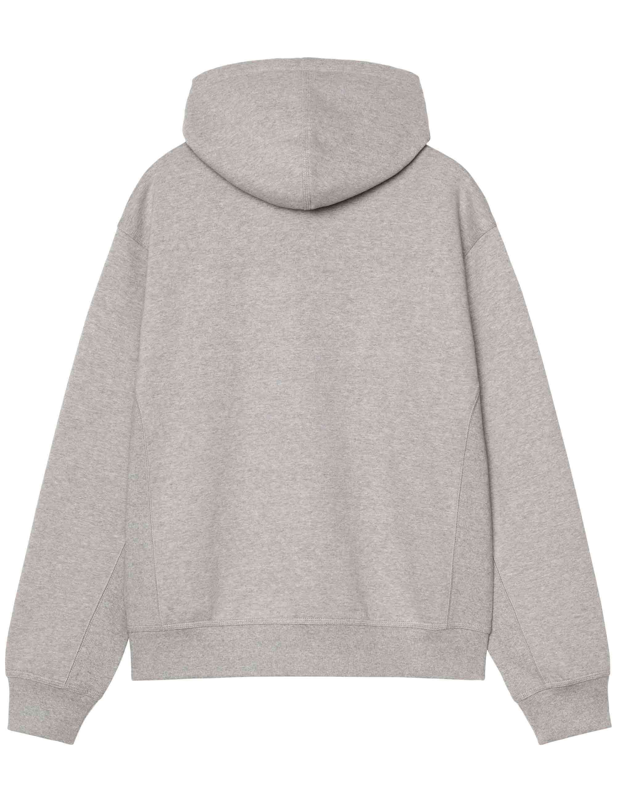 American Script Hooded Jacket - Grey Heather - Image 2