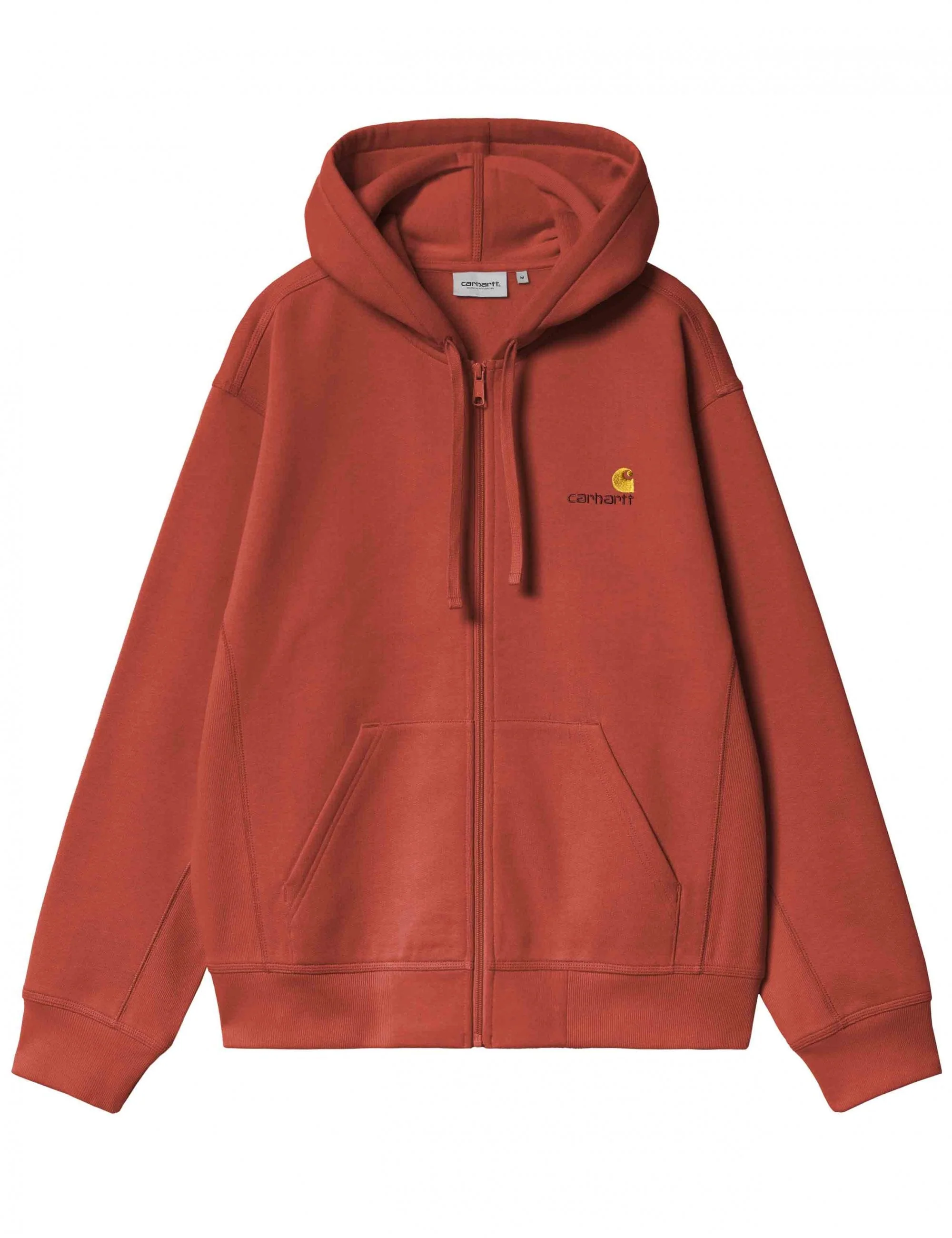 American Script Hooded Jacket - Oxide Red