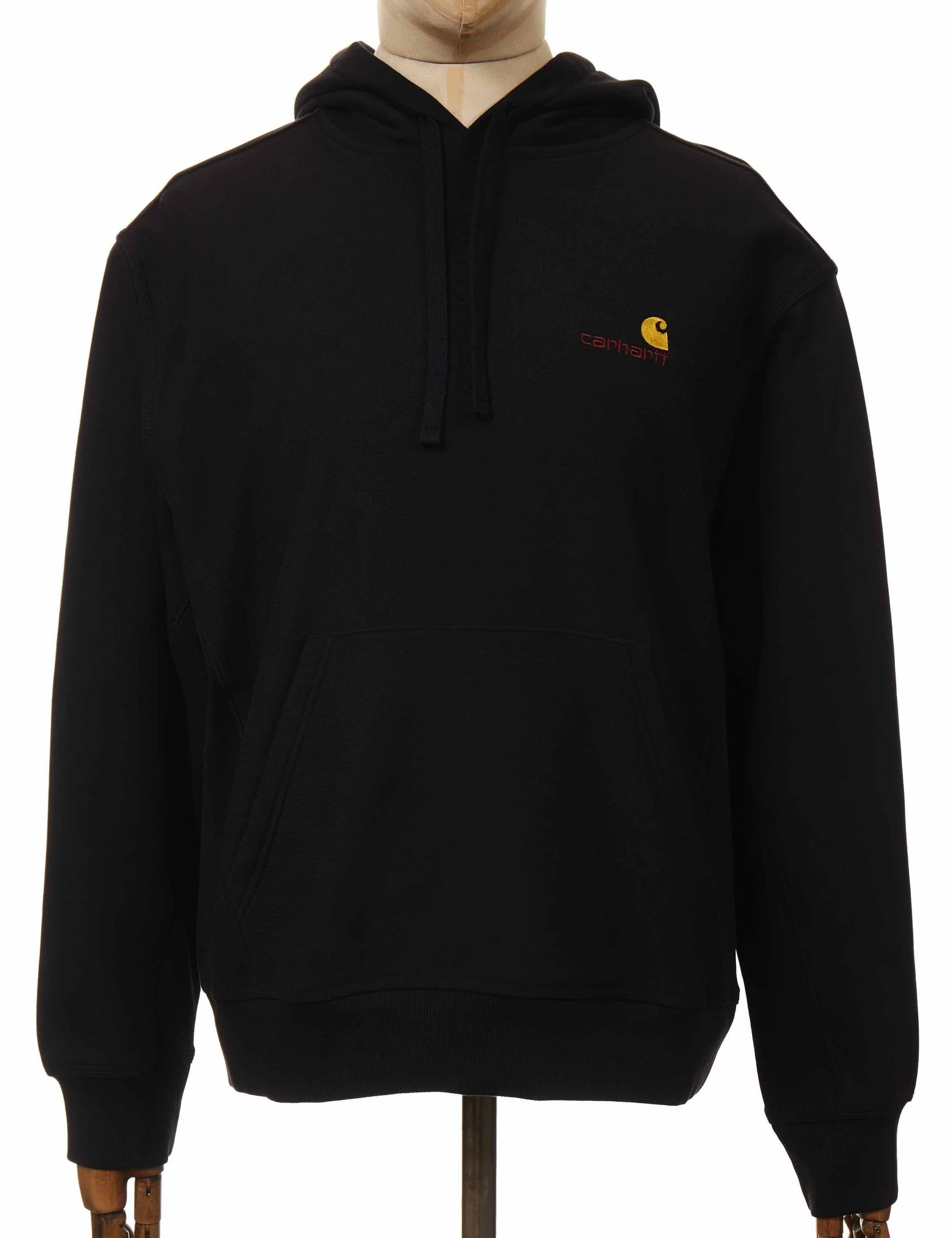 American Script Hooded Sweat - Black - Image 3
