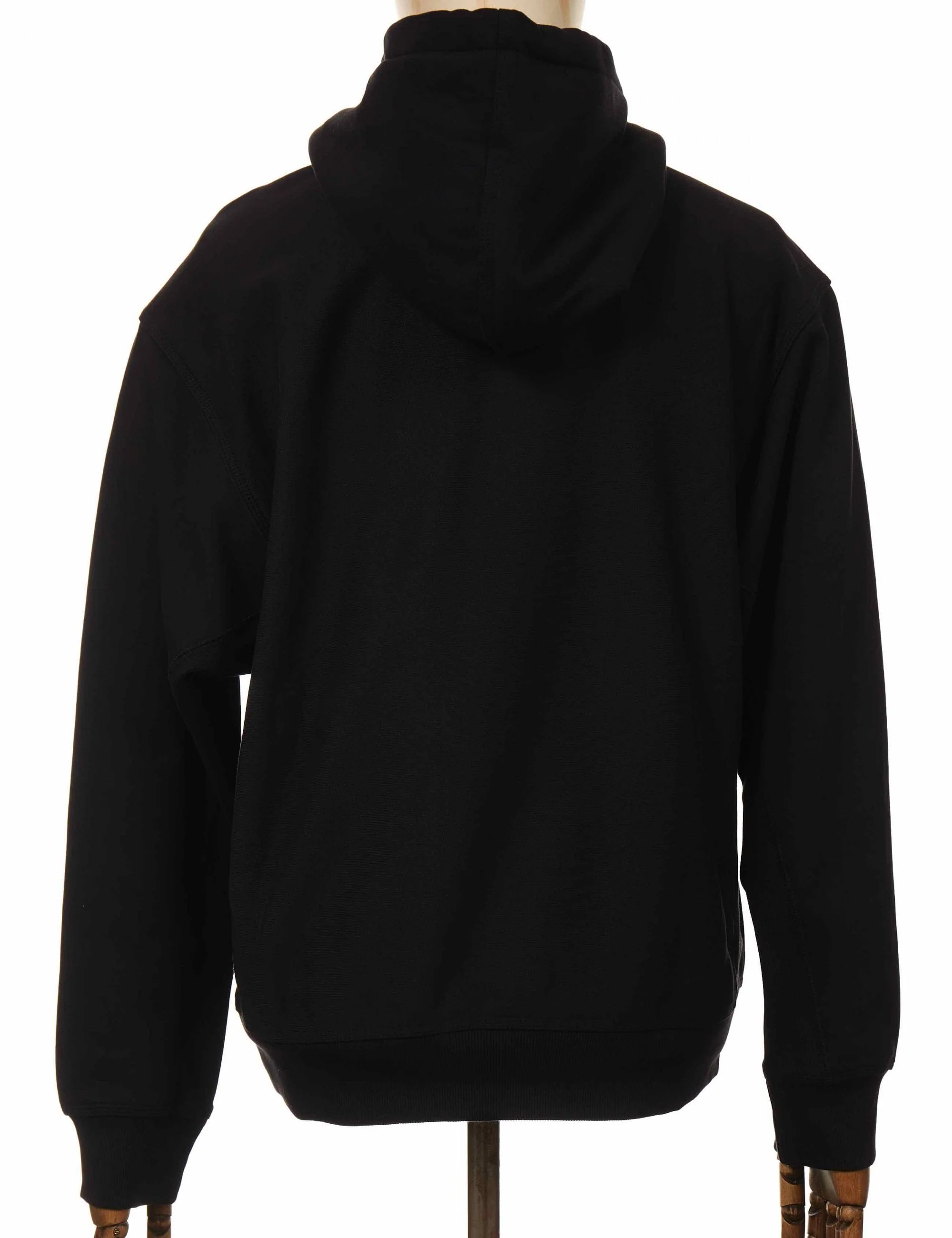 American Script Hooded Sweat - Black - Image 4