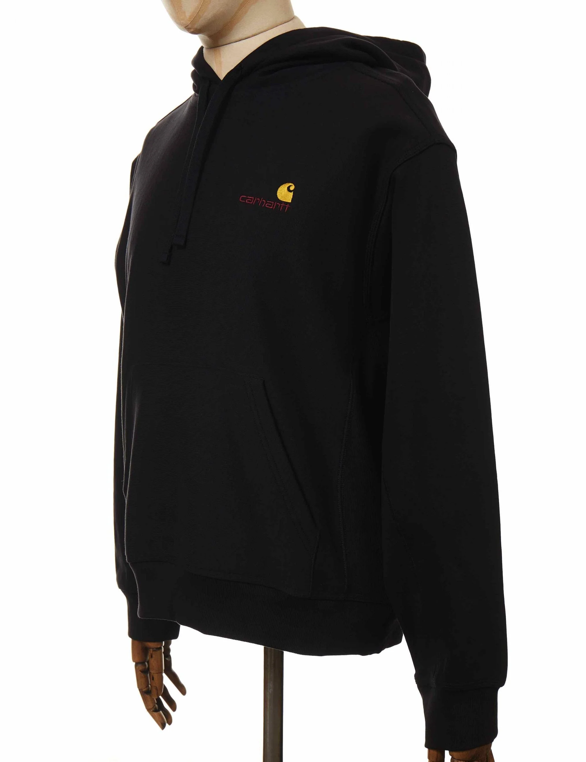 American Script Hooded Sweat - Black - Image 6