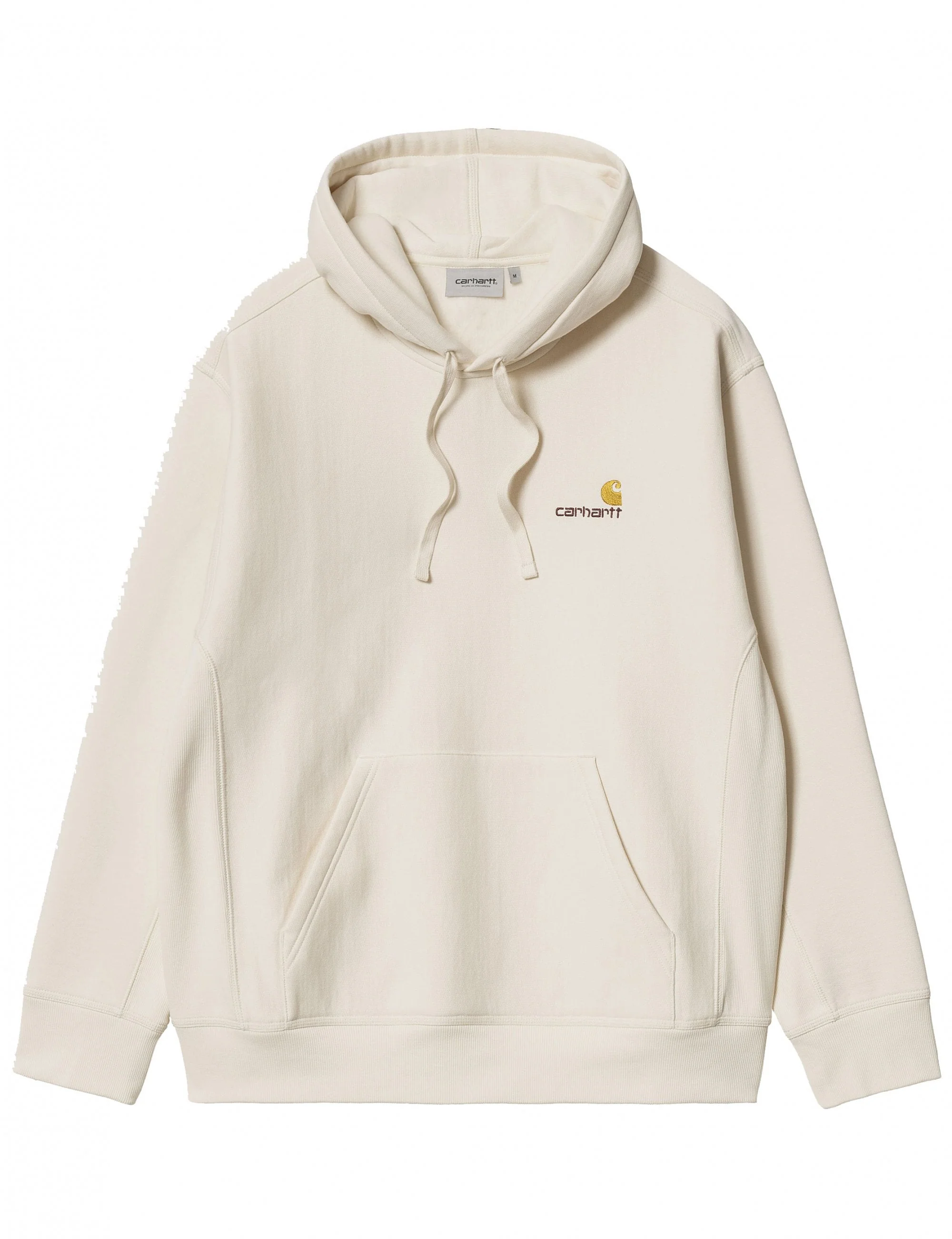 American Script Hooded Sweat - Natural