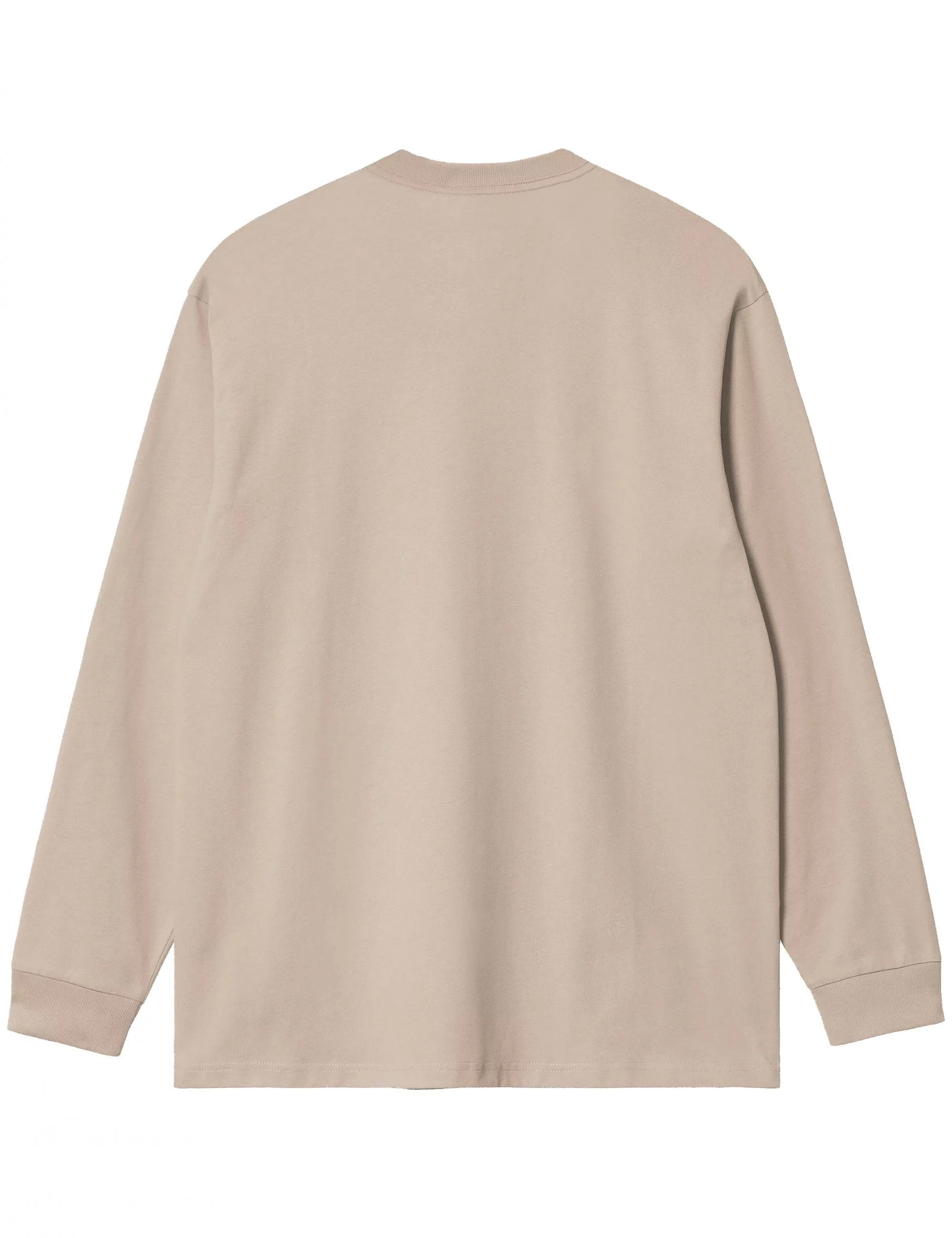 American Script Long Sleeve T-Shirt - Fleur De Sel - Image 2