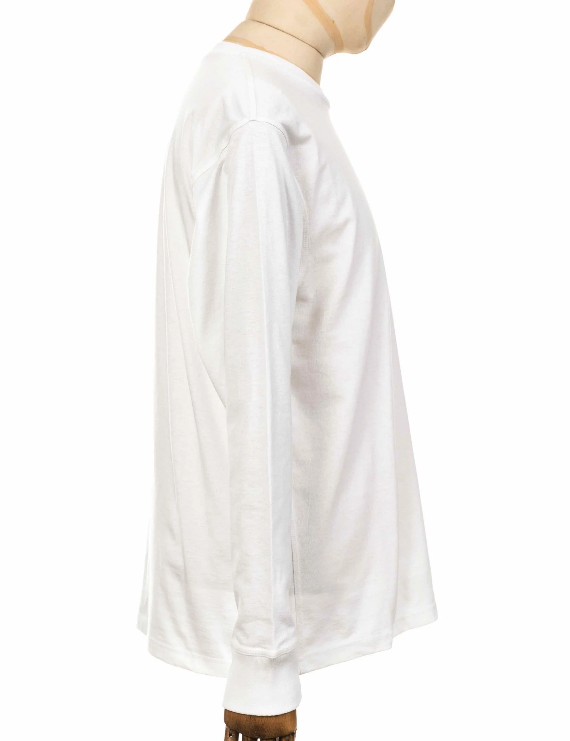 American Script Long Sleeve T-Shirt - White - Image 7